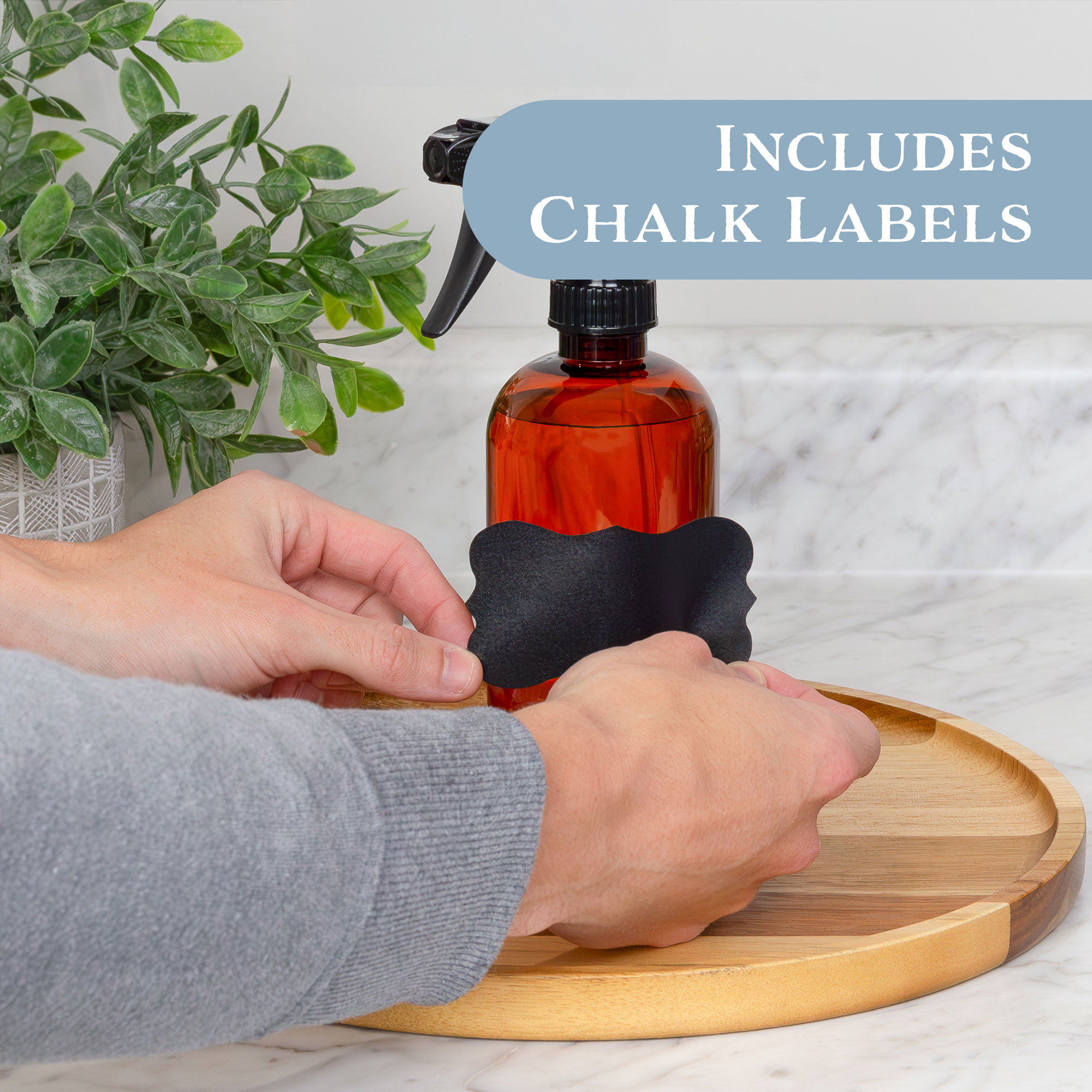 Bulk Plastic Spray Bottles PET #1 BPA-free Use for Cleaning, Kitchen, Hair Etc - Picture 18 of 25