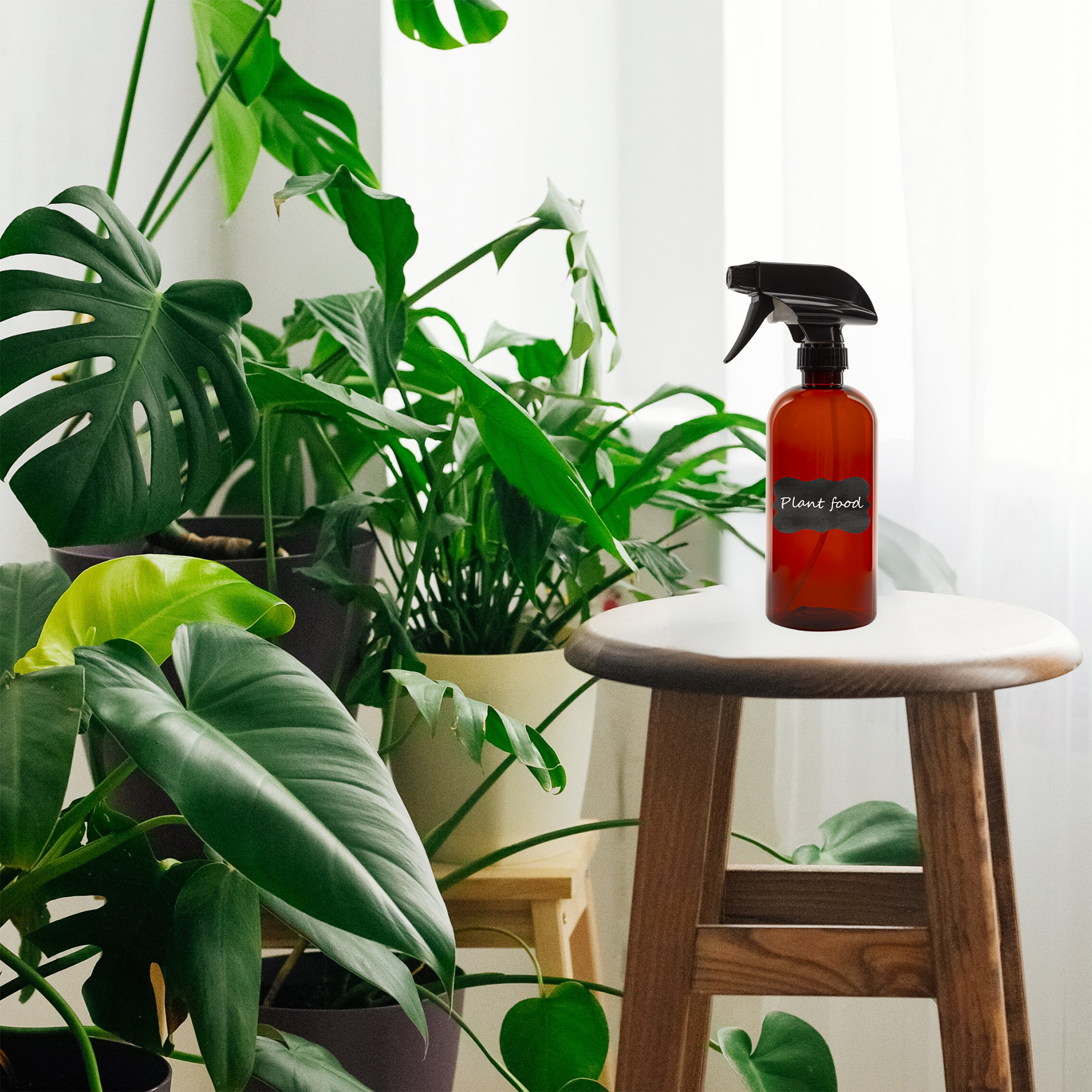 Bulk Plastic Spray Bottles PET #1 BPA-free Use for Cleaning, Kitchen, Hair Etc - Picture 25 of 25
