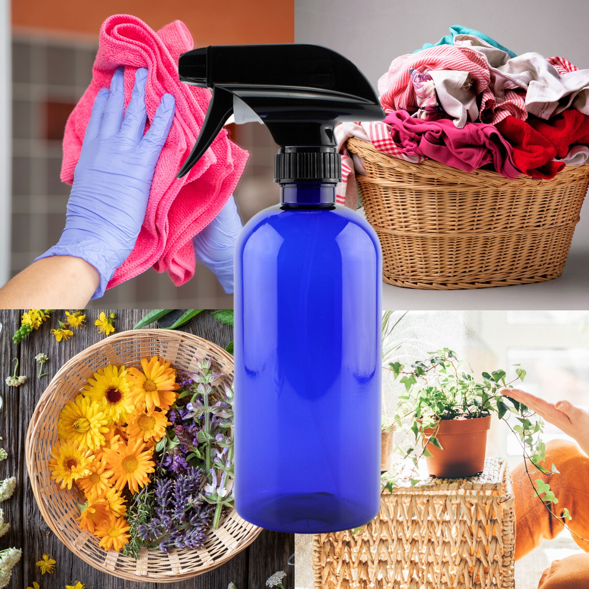 Bulk Plastic Spray Bottles PET #1 BPA-free Use for Cleaning, Kitchen, Hair Etc - Picture 10 of 25