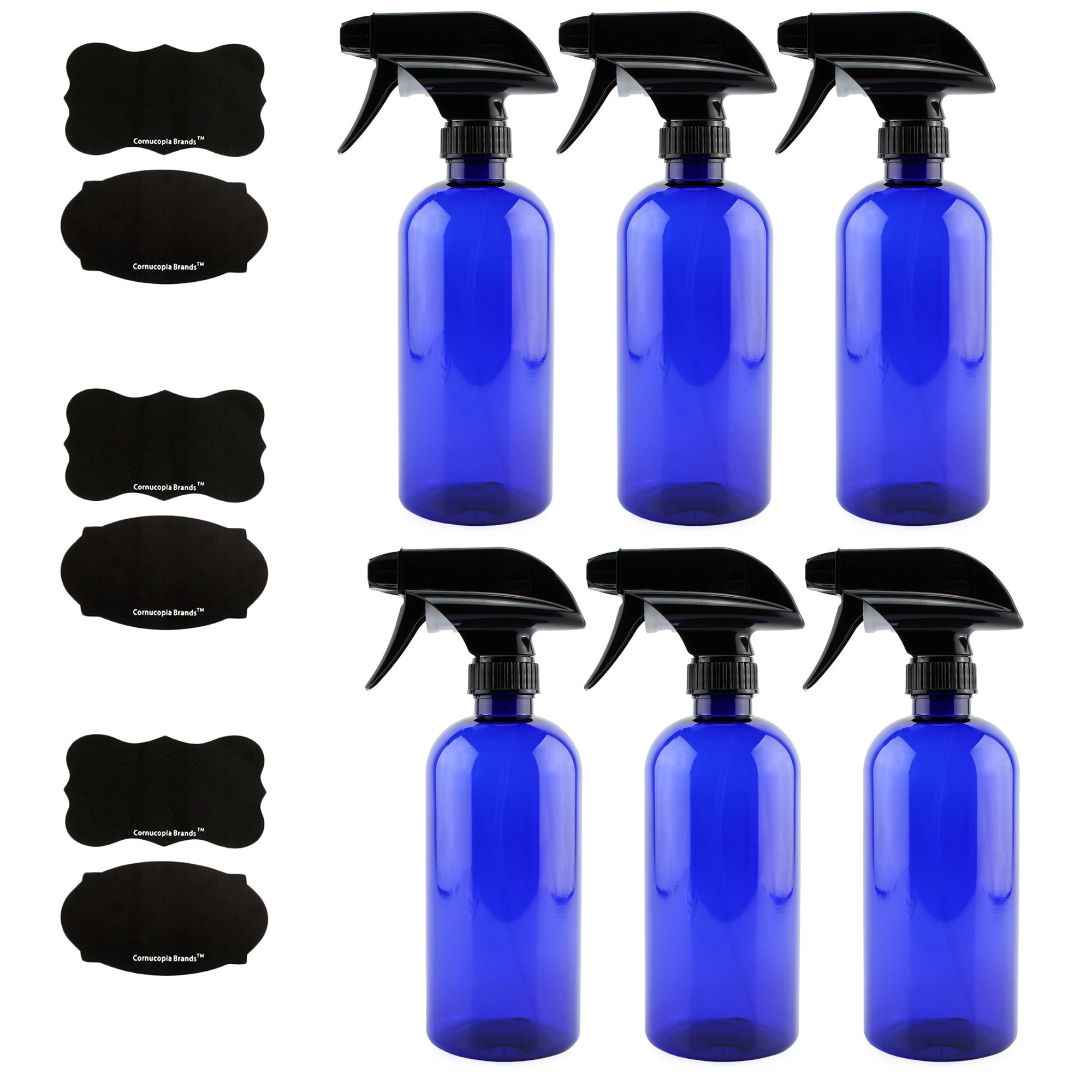Bulk Plastic Spray Bottles PET #1 BPA-free Use for Cleaning, Kitchen, Hair Etc - Picture 9 of 25
