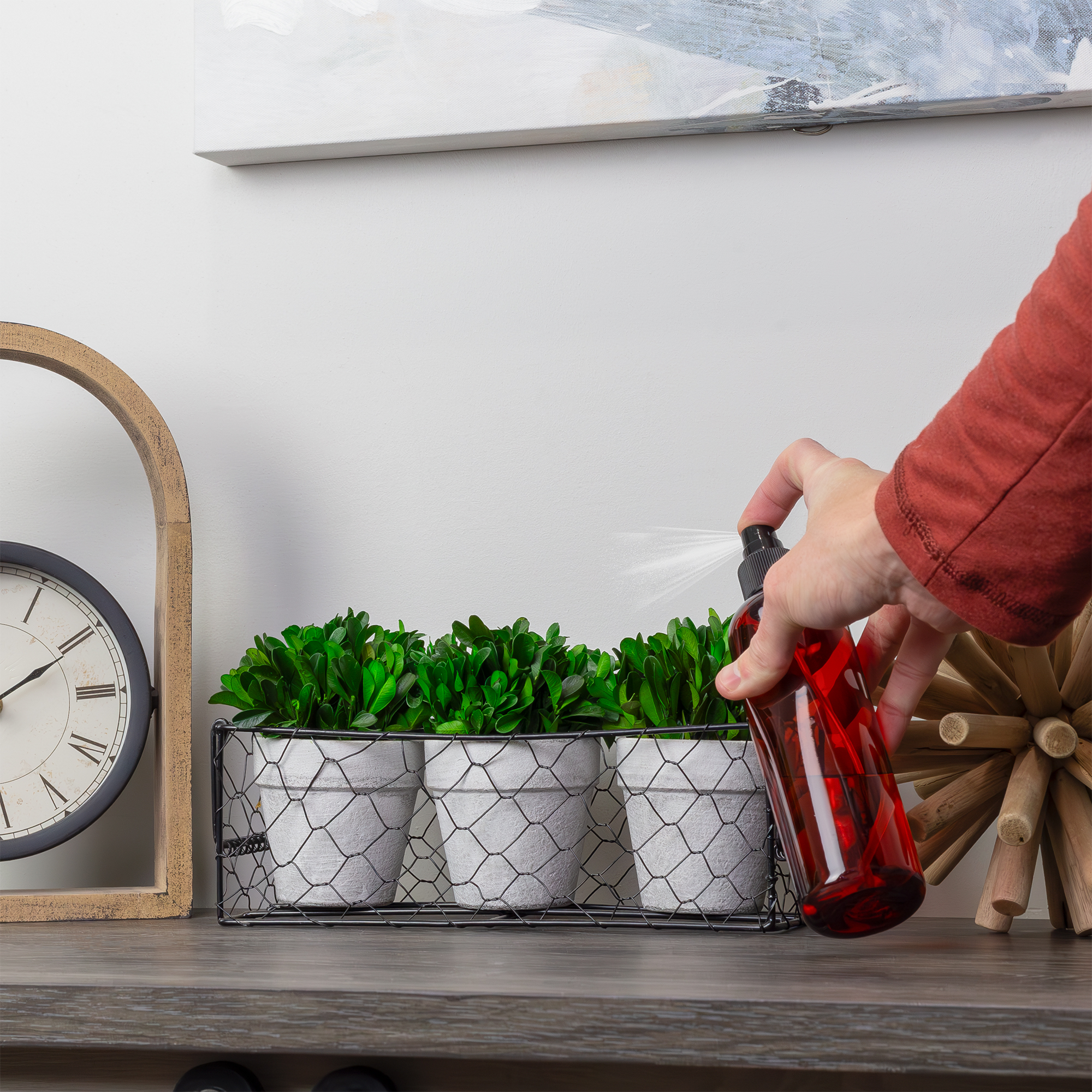 Botellas de spray de plástico PET de colores de 8 oz con pulverizadores atomizadores de niebla fina - Imagen 15 de 21