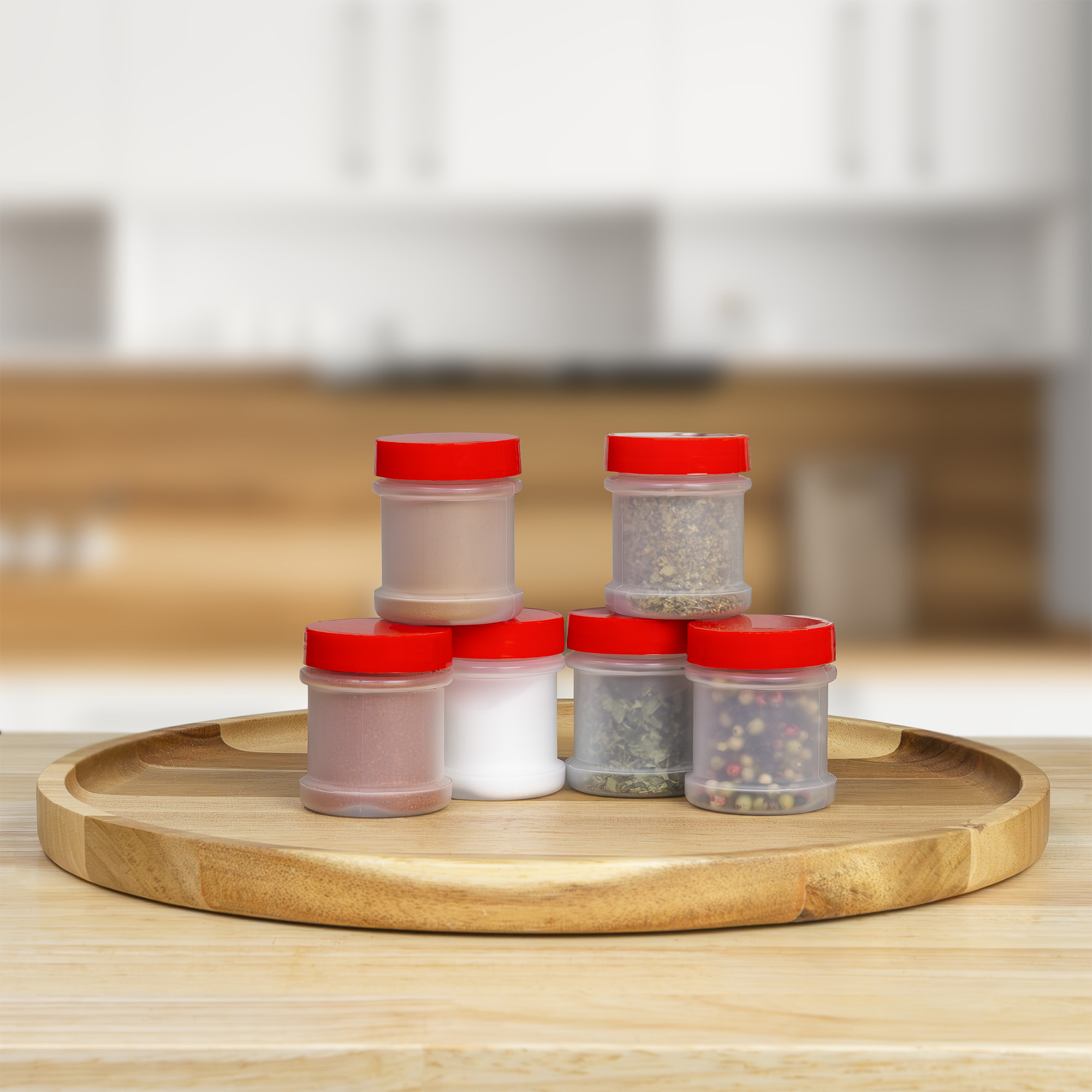 Mini Plastic Spice Jars w/ Sifters 12pk; 2 Tablespoon Capacity / 1 Fluid Oz. - Picture 18 of 37