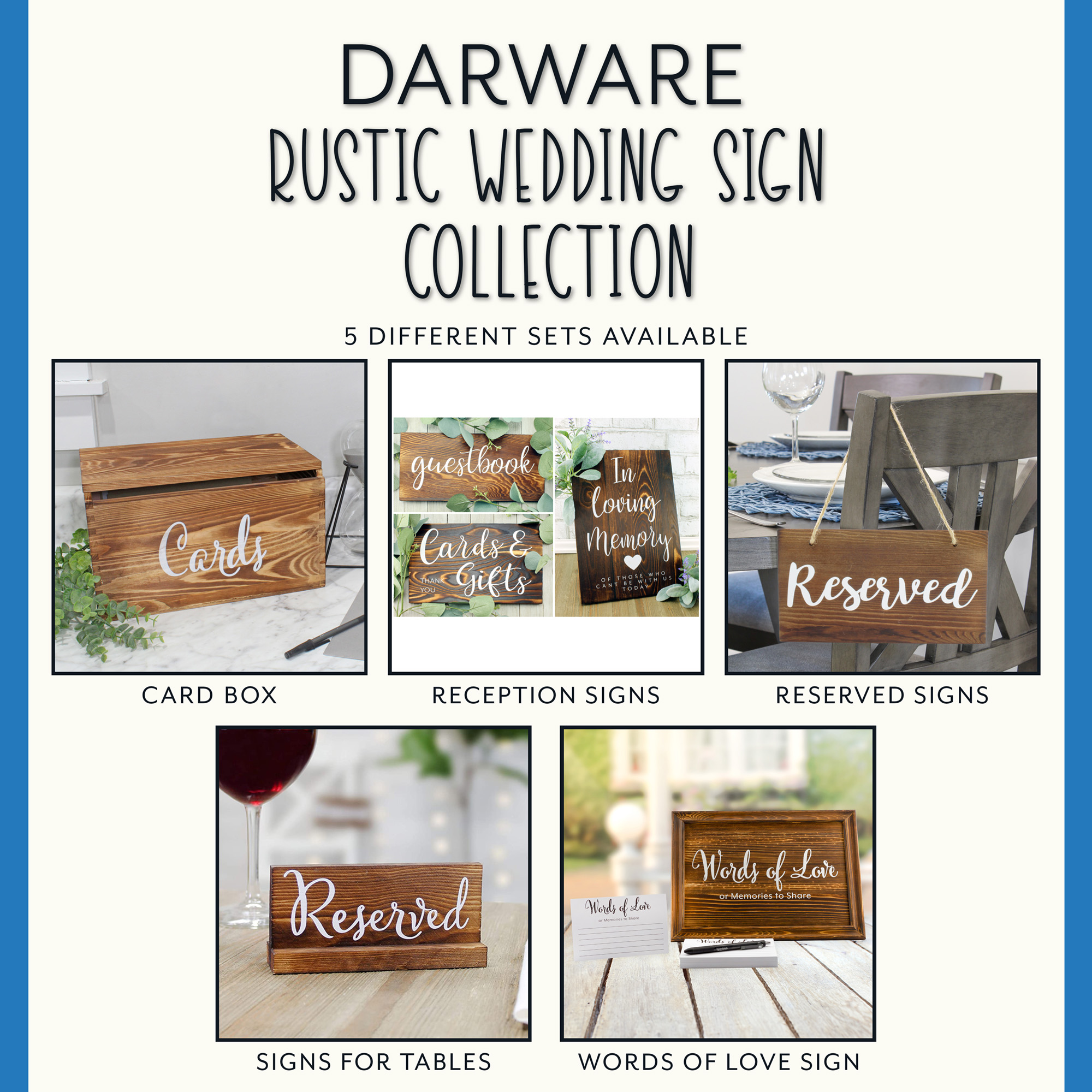Wood Decorative Card Box Rustic Farmhouse for Wedding, Reception, Birthday - Picture 18 of 25
