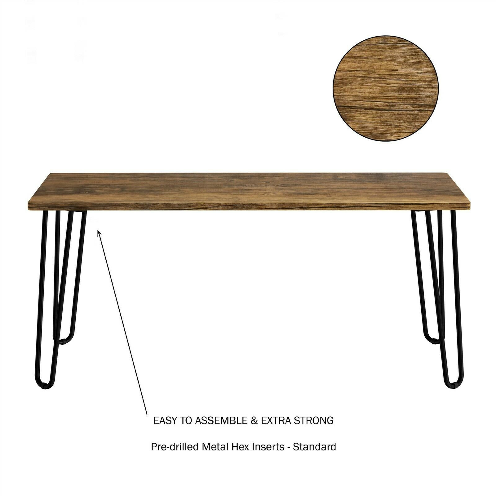 Coffee Table with Hairpin Legs Modern Home Decor Living Room Accent Furniture