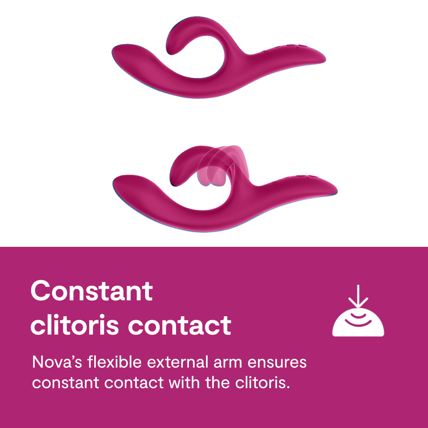 We-Vibe Nova 2 Rabbit Vibrator Sex Toy - G-Spot & Clit Stimulator App Controlled - Picture 13 of 18