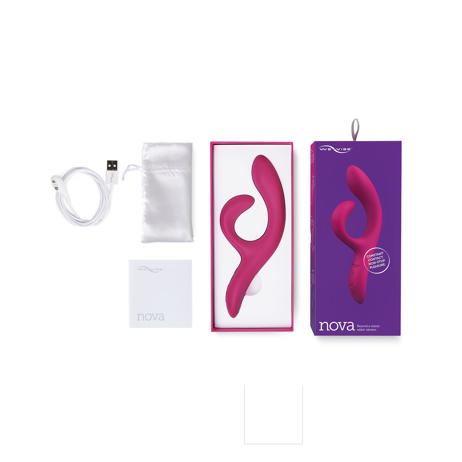 We-Vibe Nova 2 Rabbit Vibrator Sex Toy - G-Spot & Clit Stimulator App Controlled - Picture 18 of 18