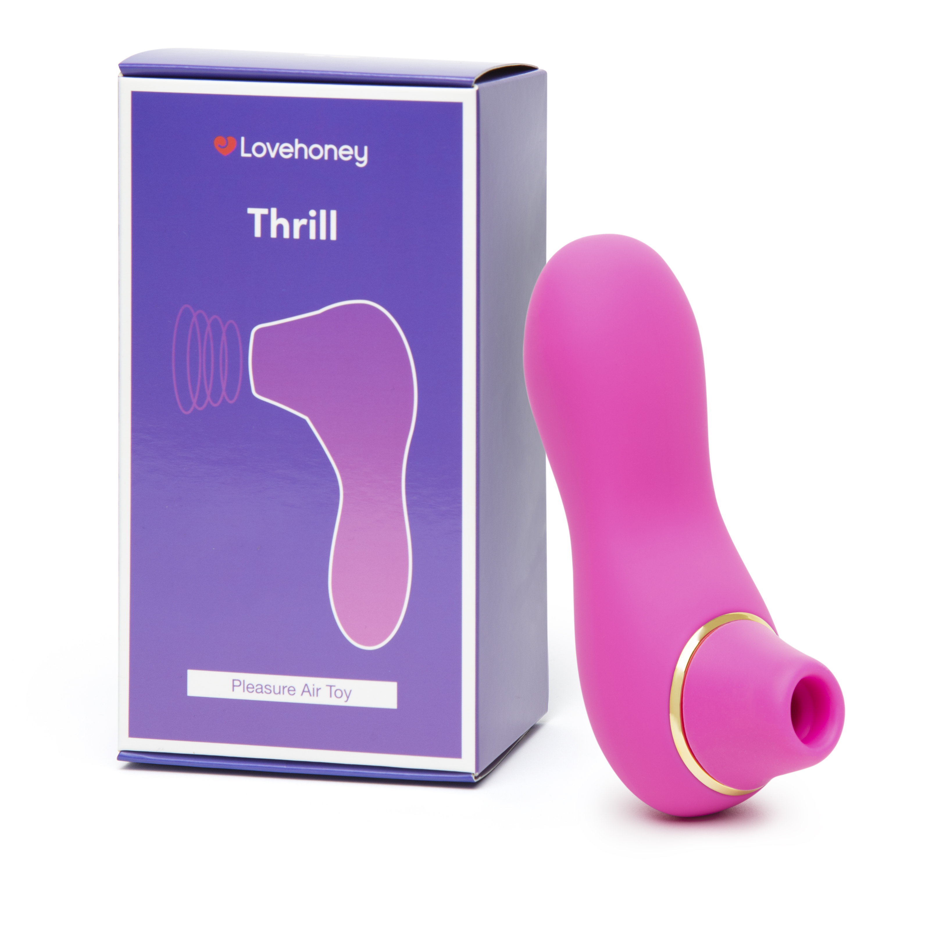 Lovehoney Clitoris Suction Sex Toy -Thrill Clit Sucking Air Massager Waterproof - Picture 4 of 25