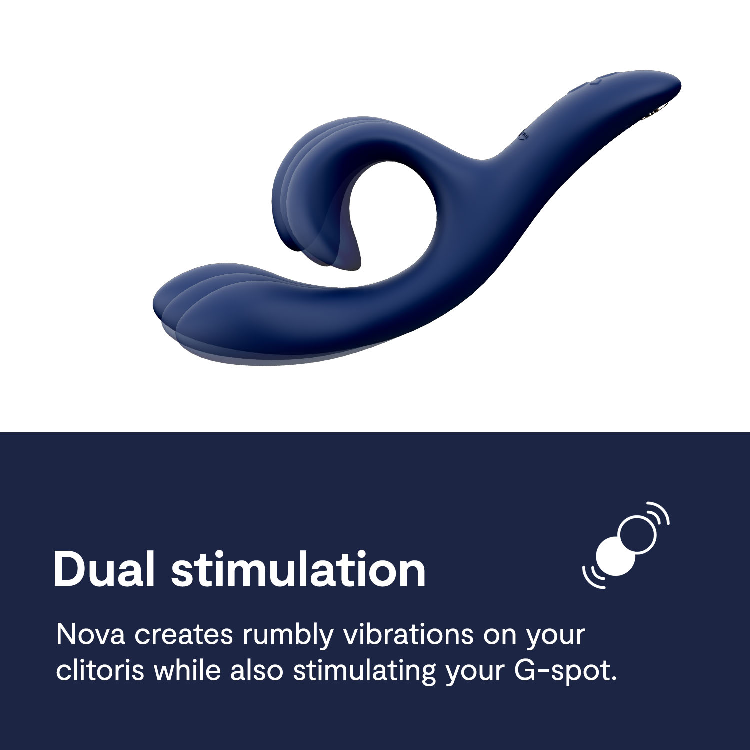 We-Vibe Nova 2 Rabbit Vibrator Sex Toy - G-Spot & Clit Stimulator App Controlled - Picture 4 of 18