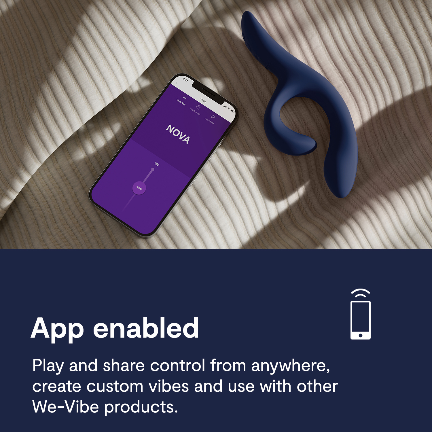 We-Vibe Nova 2 Rabbit Vibrator Sex Toy - G-Spot & Clit Stimulator App Controlled - Picture 7 of 18