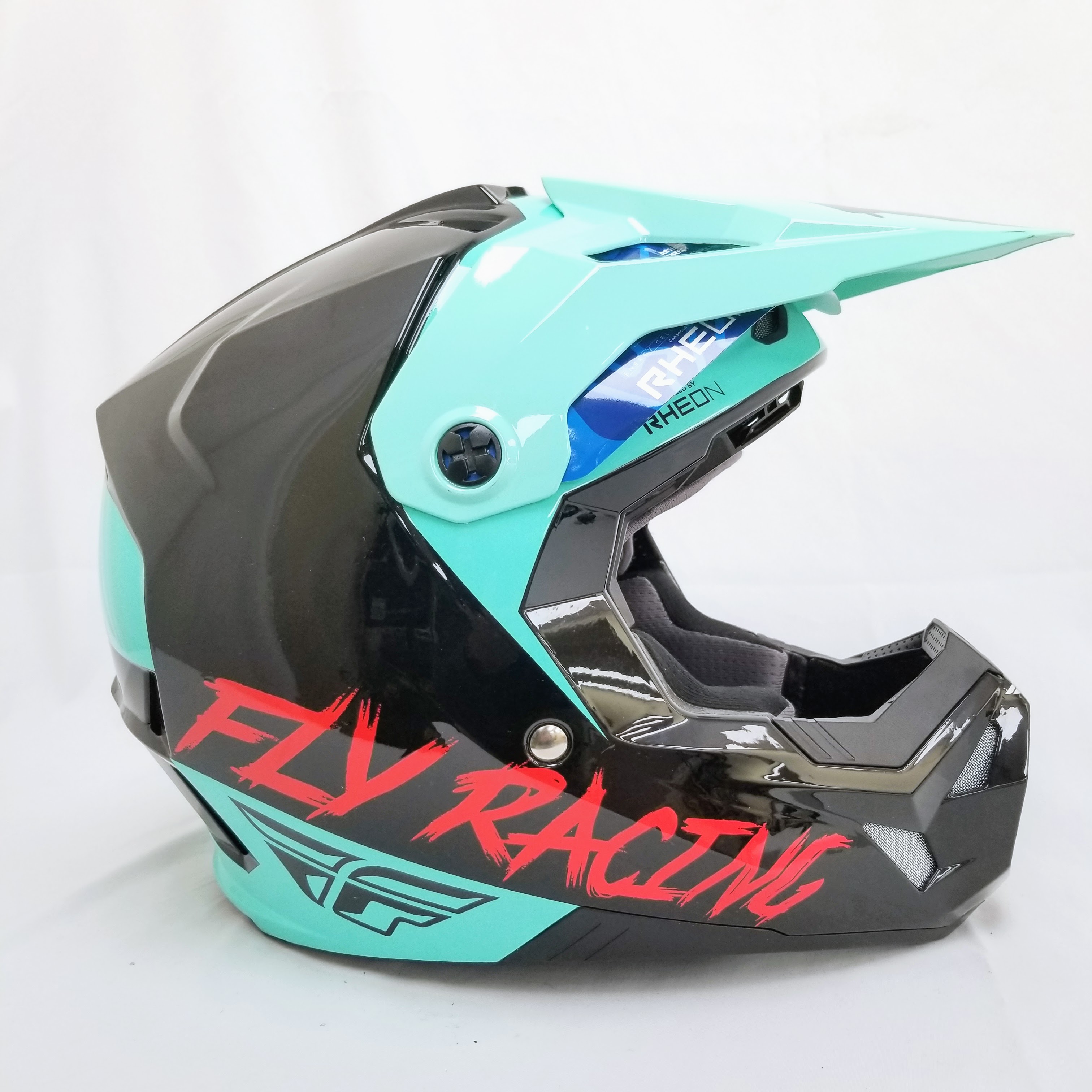 Fly Racing 2023 Adult Formula CP Helmet (Black/Mint/Red, Medium)