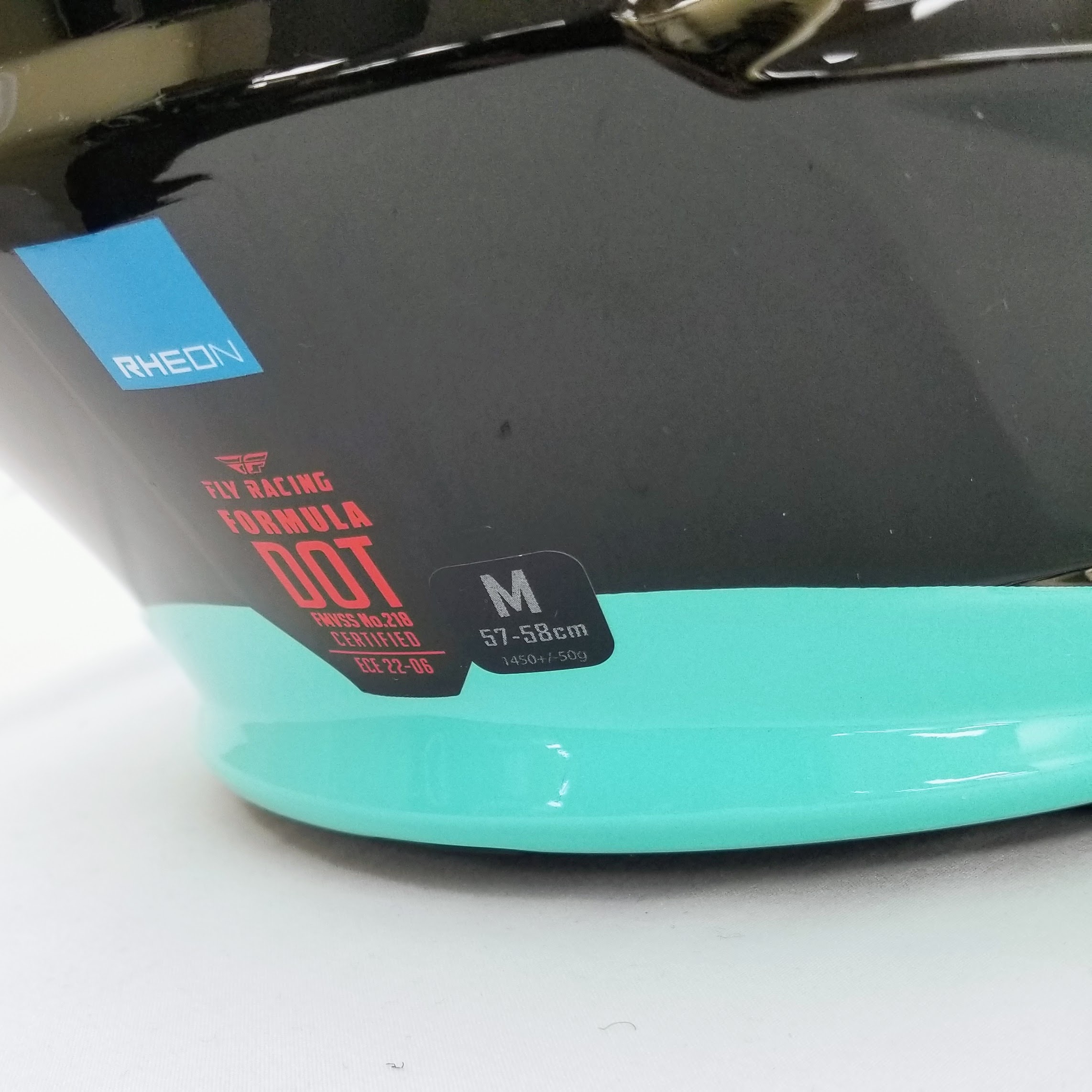 Fly Racing 2023 Adult Formula CP Helmet (Black/Mint/Red, Medium)
