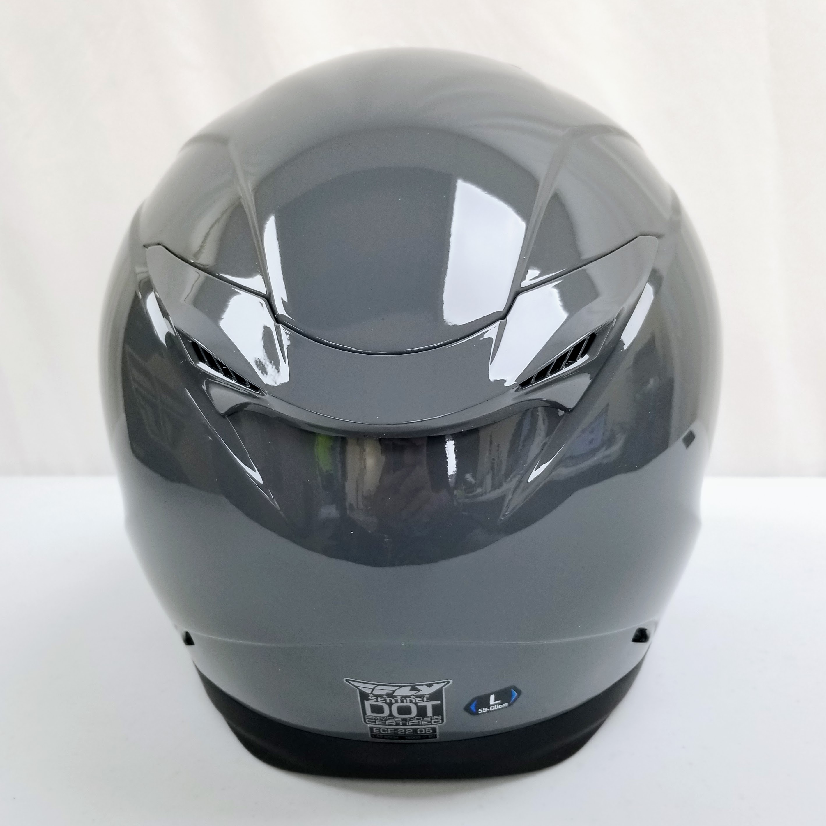 Fly Racing Sentinel Street Helmet (Grey, Large)