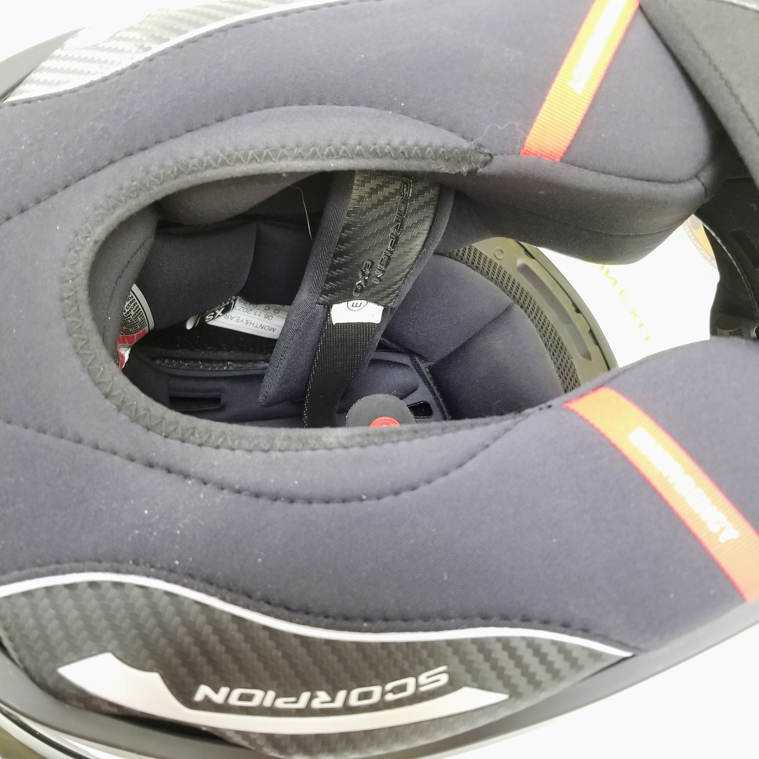 Scorpion Exo-R1 Air Full Face Helmet (Carbon Gloss Black, X-Small)