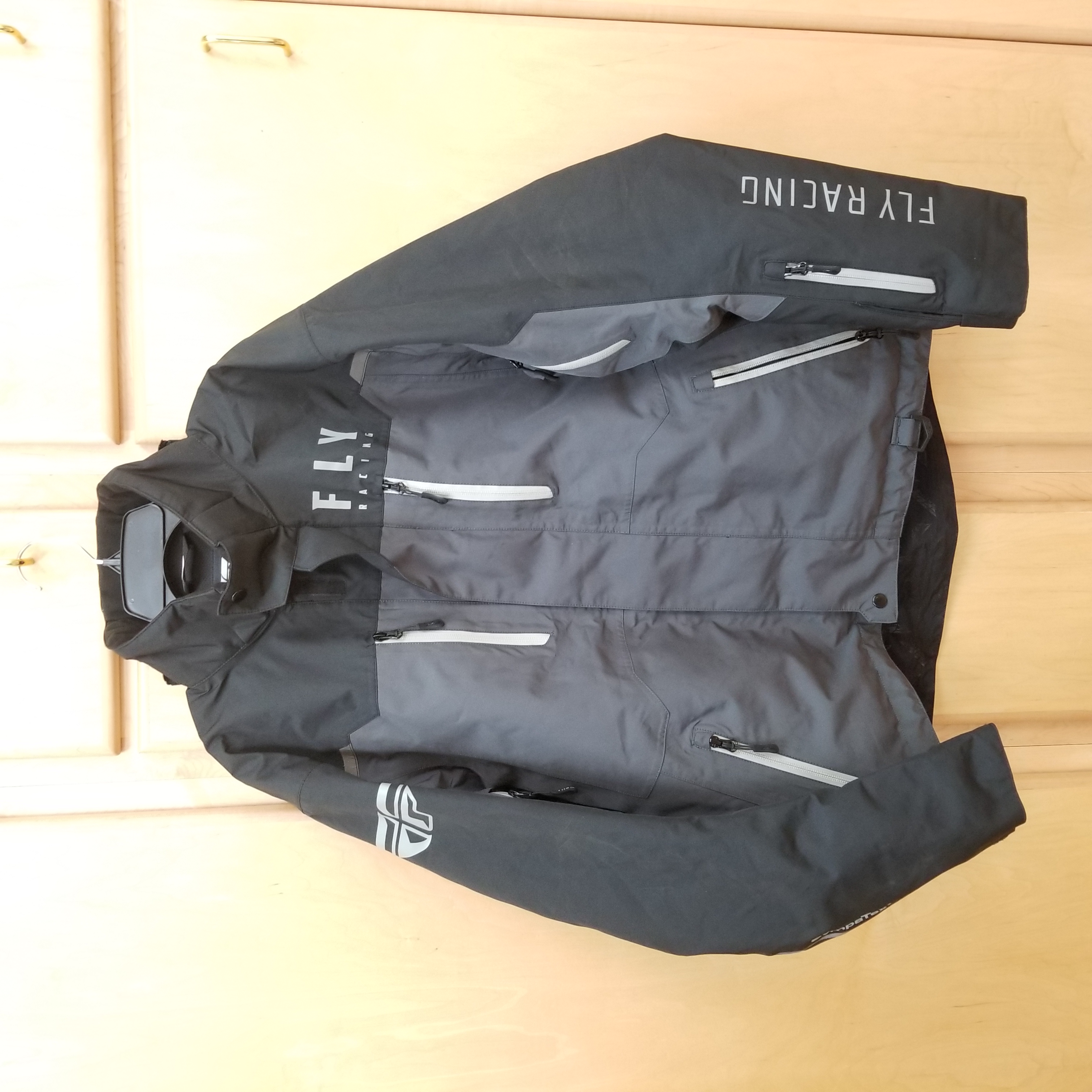 Fly Racing 2023 Incline Jacket (Black/Charcoal, Large)