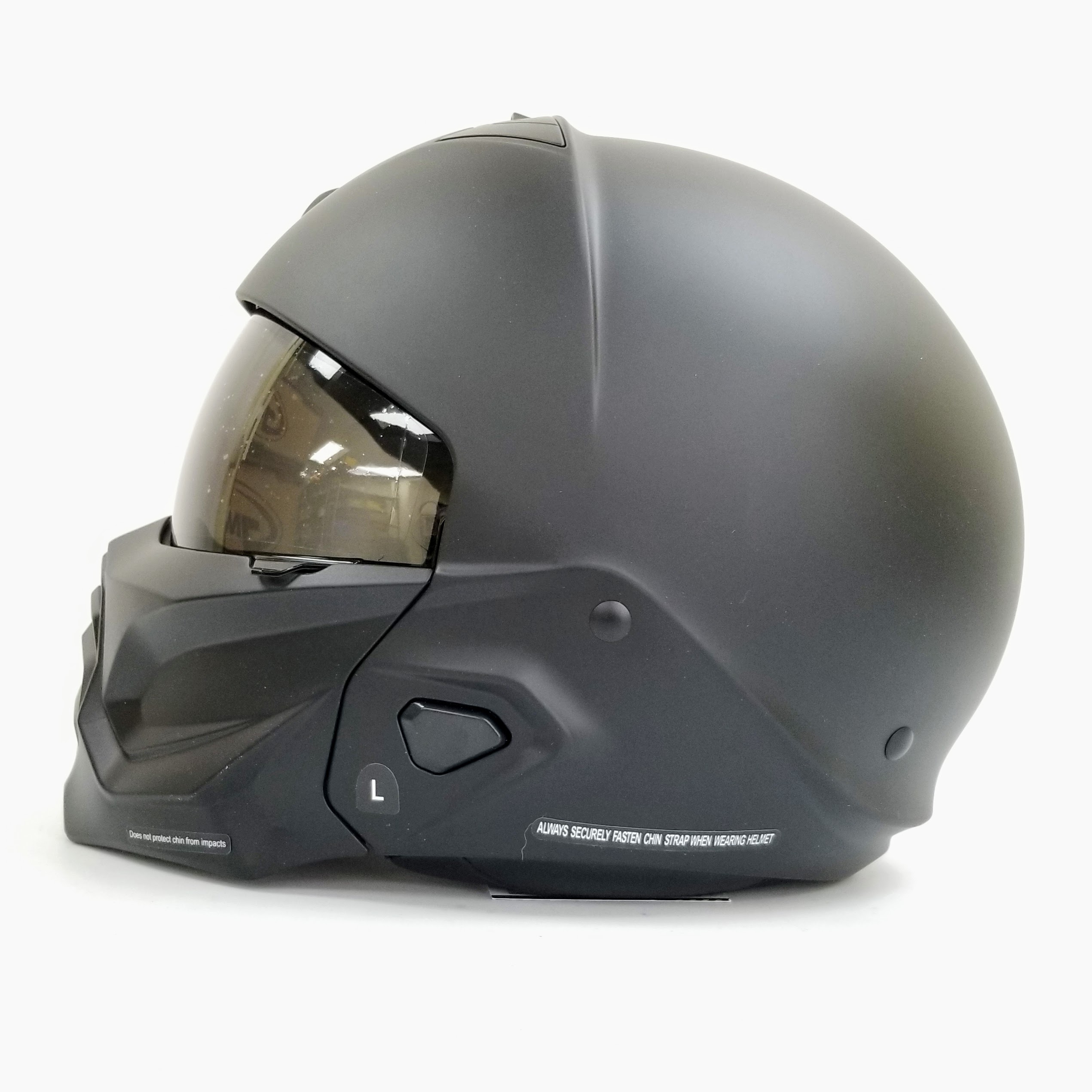 ScorpionEXO Covert 2 Open Face 3/4 Mode Motorcycle Helmet (Matte Black, Large)