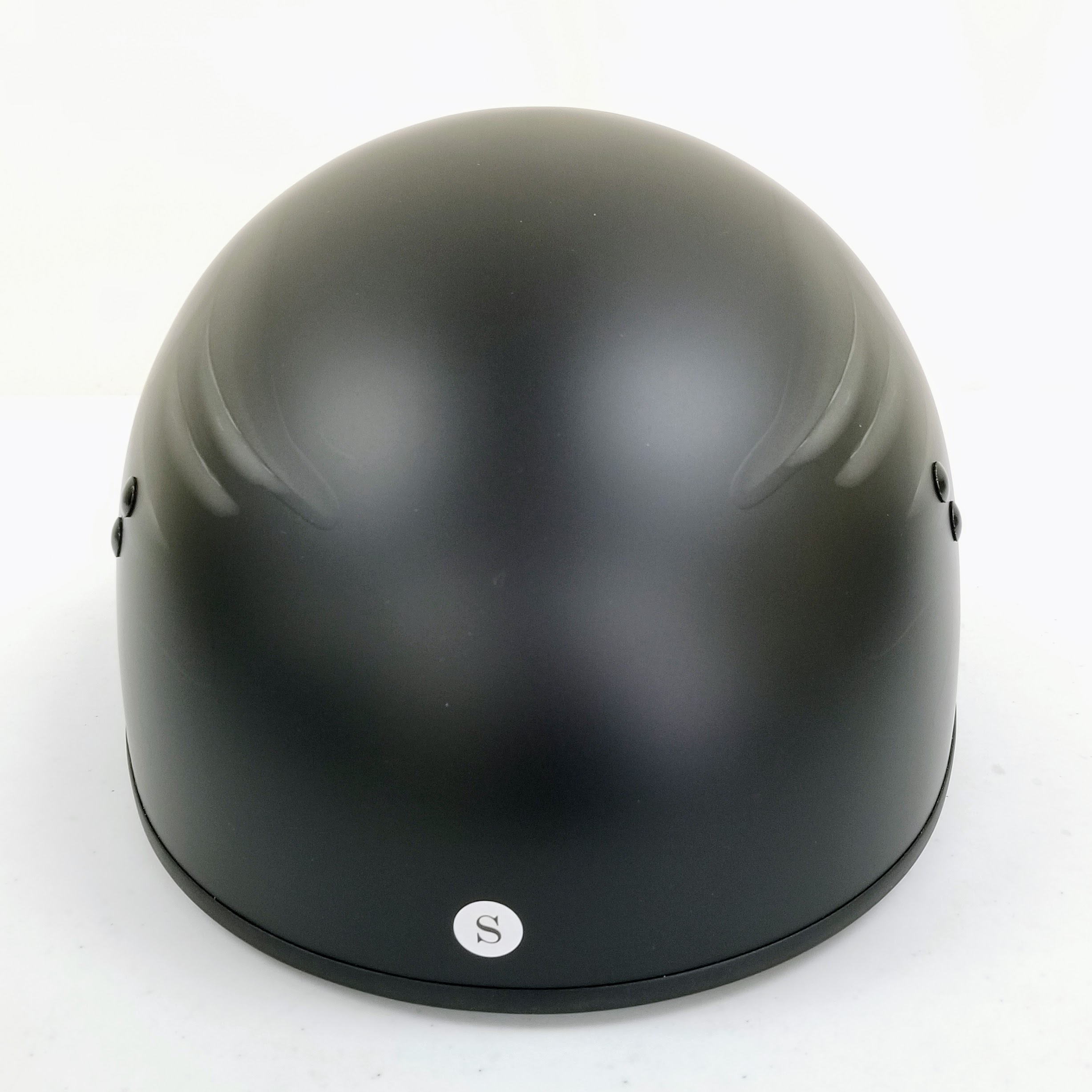 GMAX HH-65 HALF HELMET RITUAL NAKED MATTE BLACK/SILVER SM