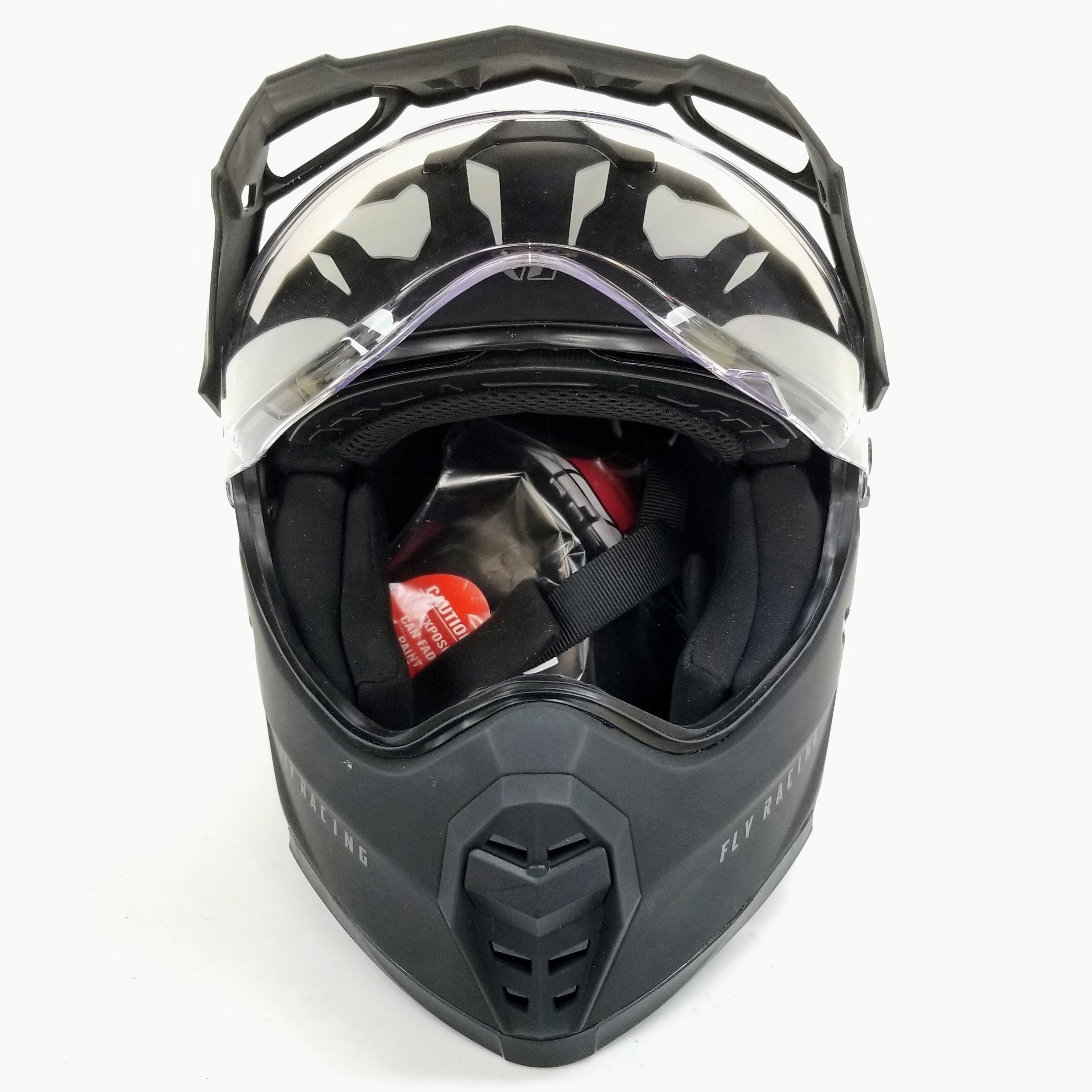 Fly Racing Trekker Solid Helmet (Matte Black, Large)