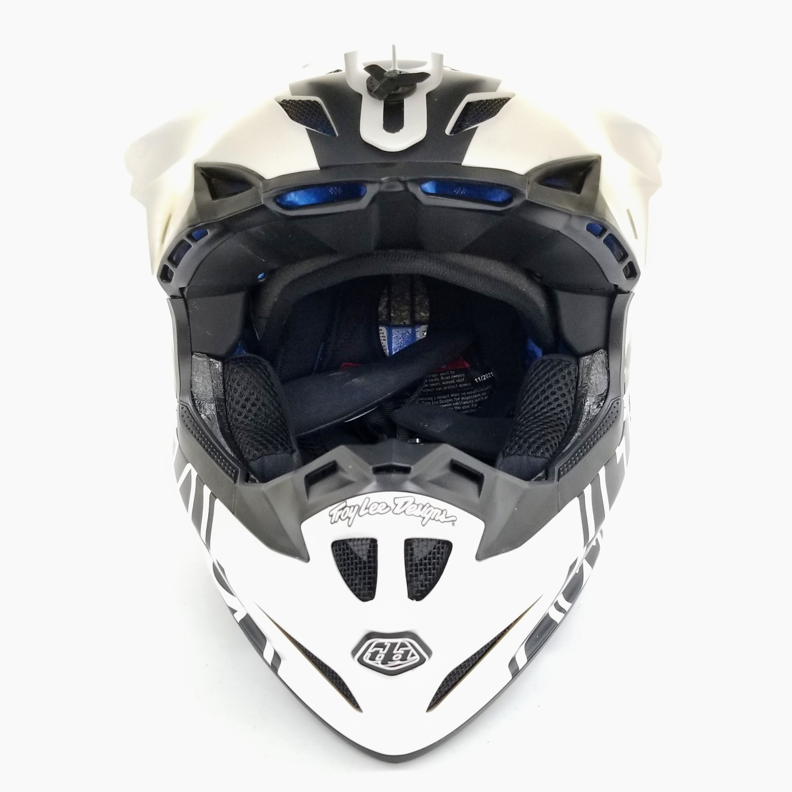 Troy Lee Designs GP Nova Camo Youth Helmet MEDIUM Black, White, Crey
