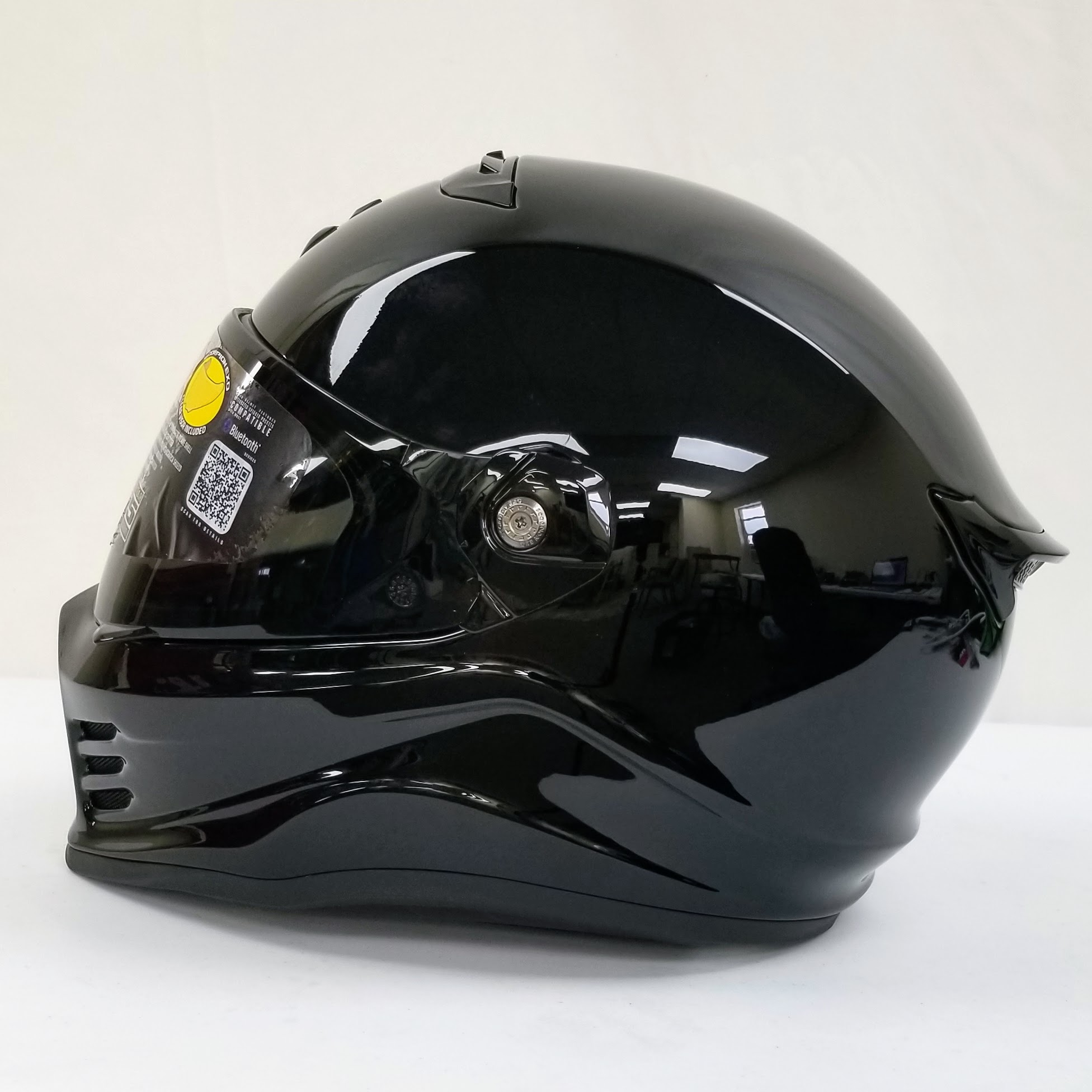 Scorpion Covert Fx Full Face Helmet (Gloss Black, X-Large)