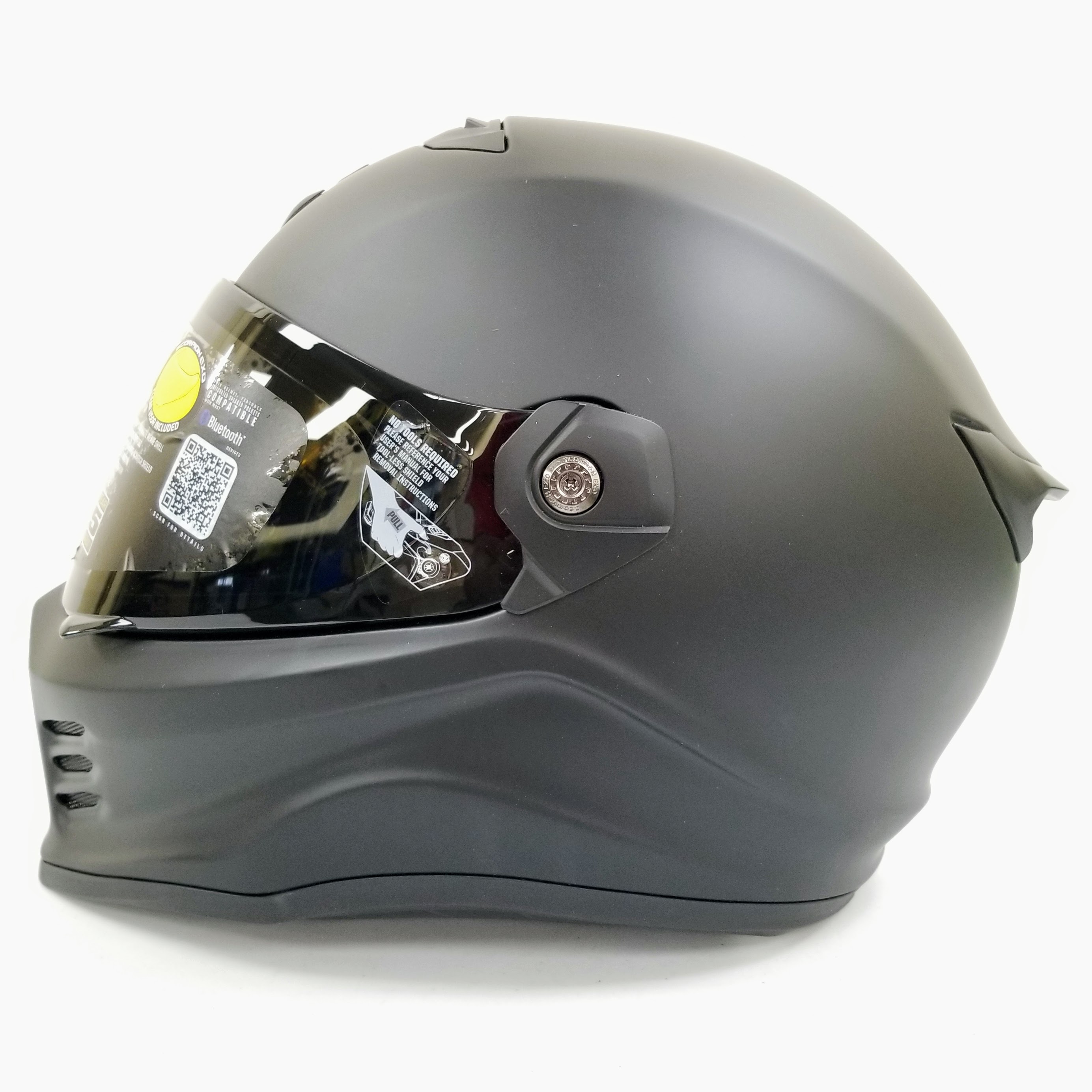 Scorpion Covert Fx Full Face Helmet (Matte Black, Small)