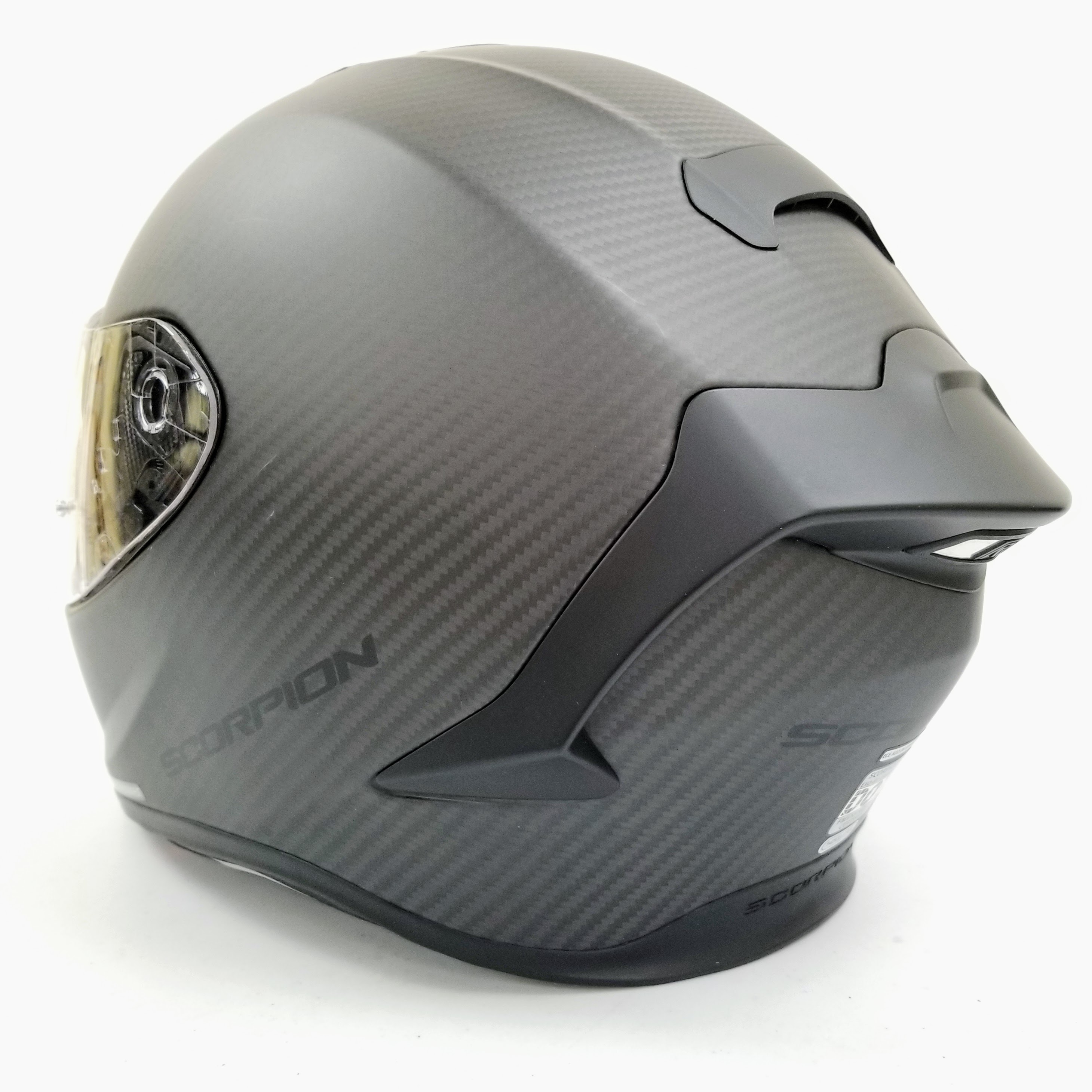 Scorpion Exo-R1 Air Full Face Helmet (Carbon Matte Black, XX-Large)