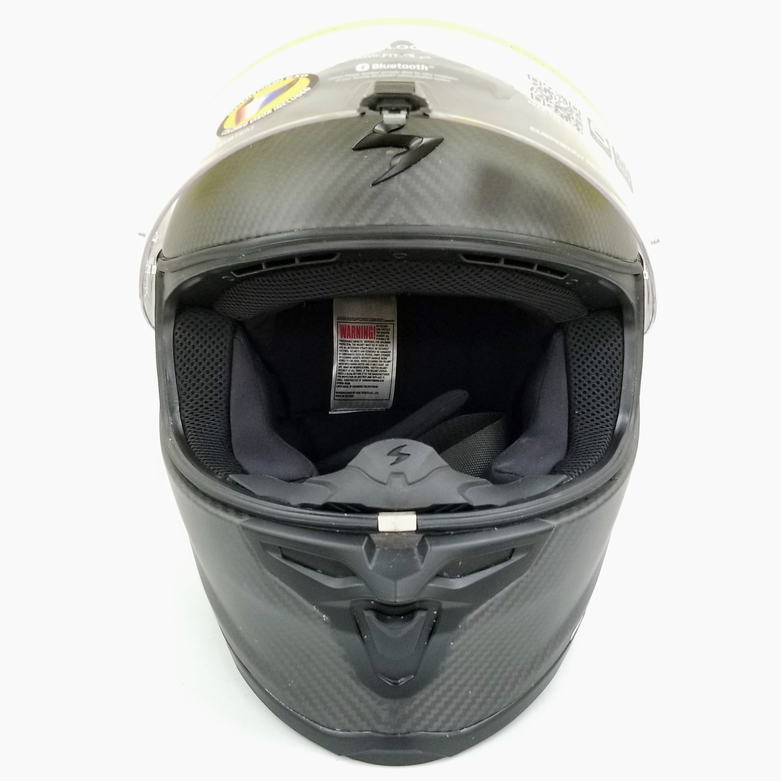 Scorpion Exo-R1 Air Full Face Helmet (Carbon Matte Black, XX-Large)