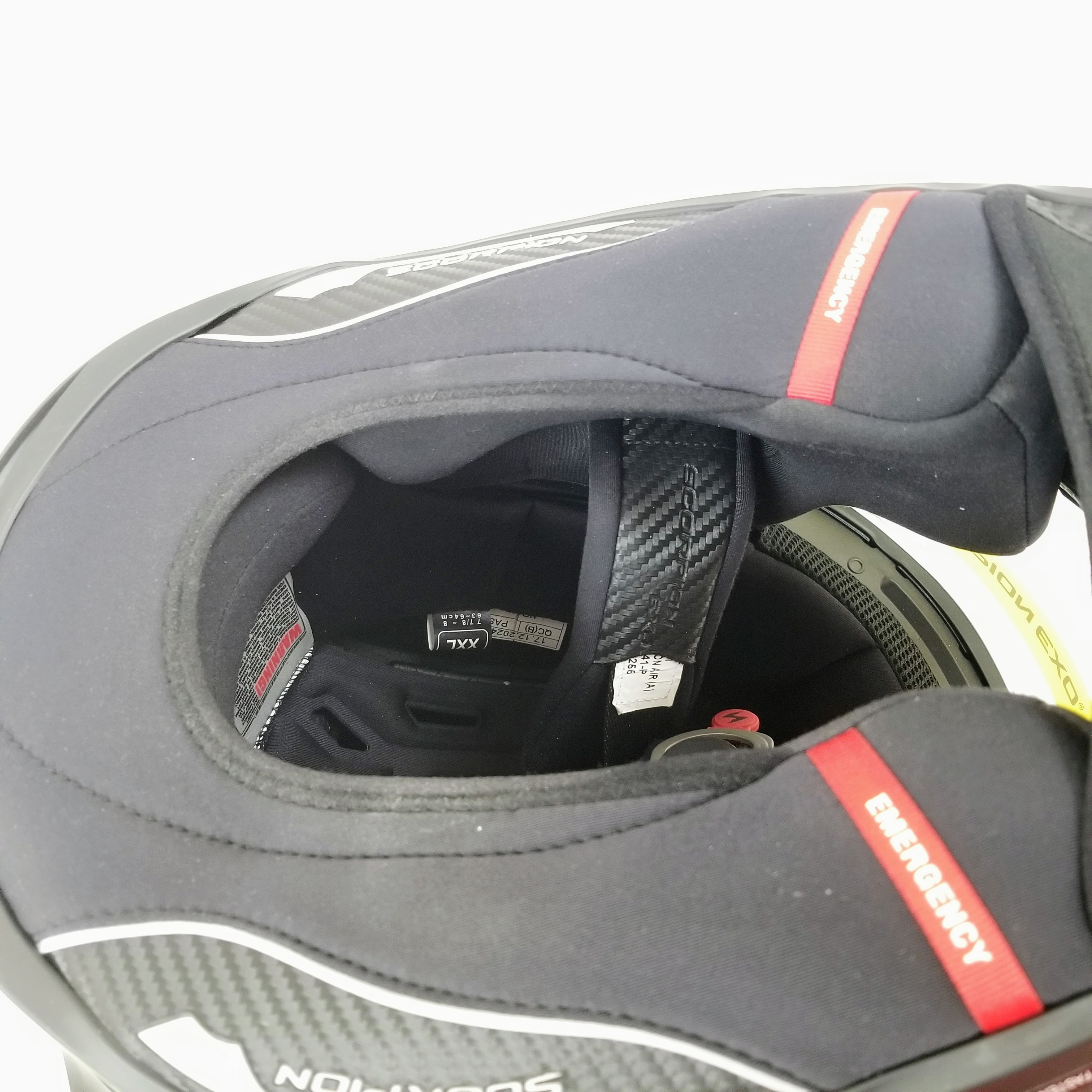 Scorpion Exo-R1 Air Full Face Helmet (Carbon Matte Black, XX-Large)