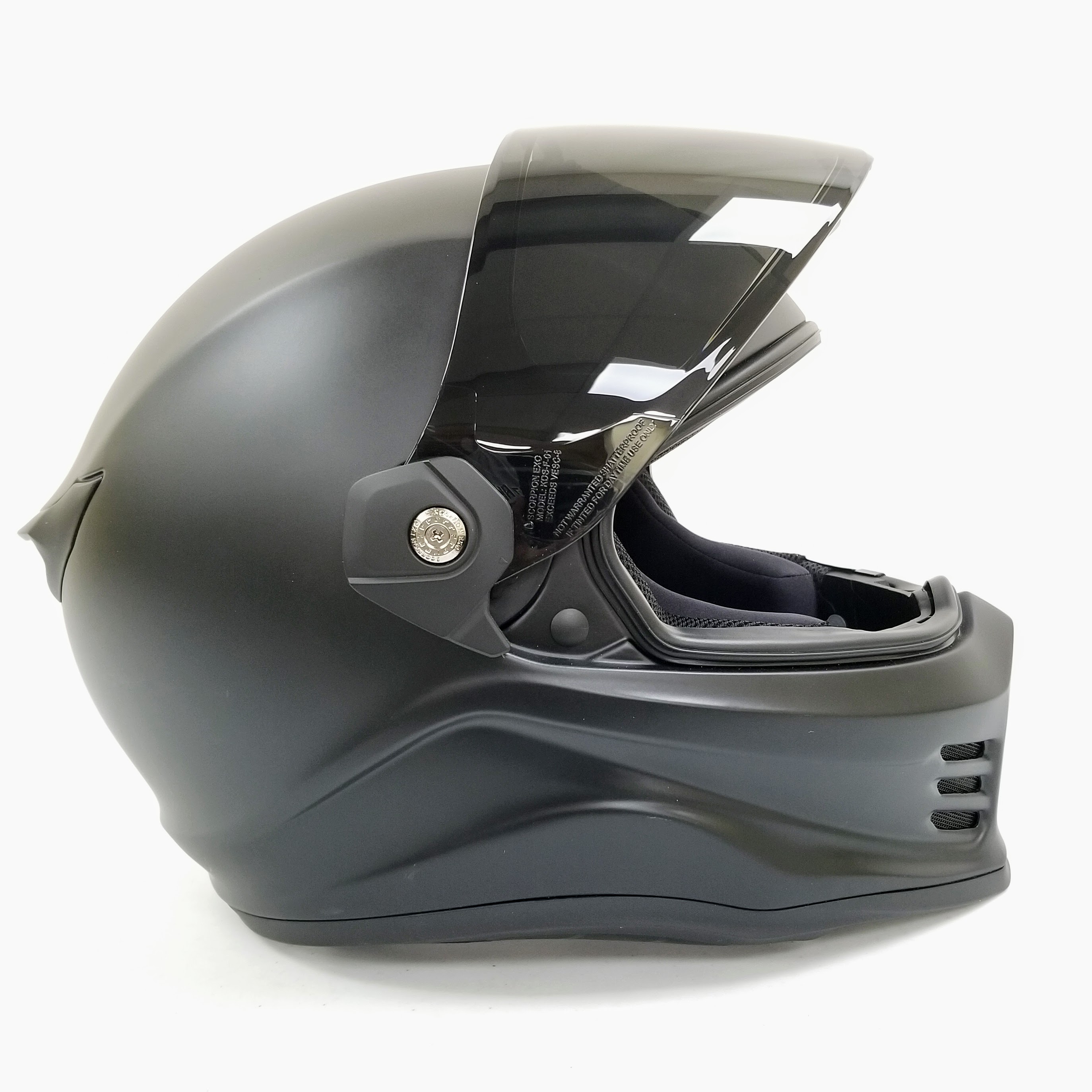 Scorpion Covert Fx Full Face Helmet (Matte Black, Large)
