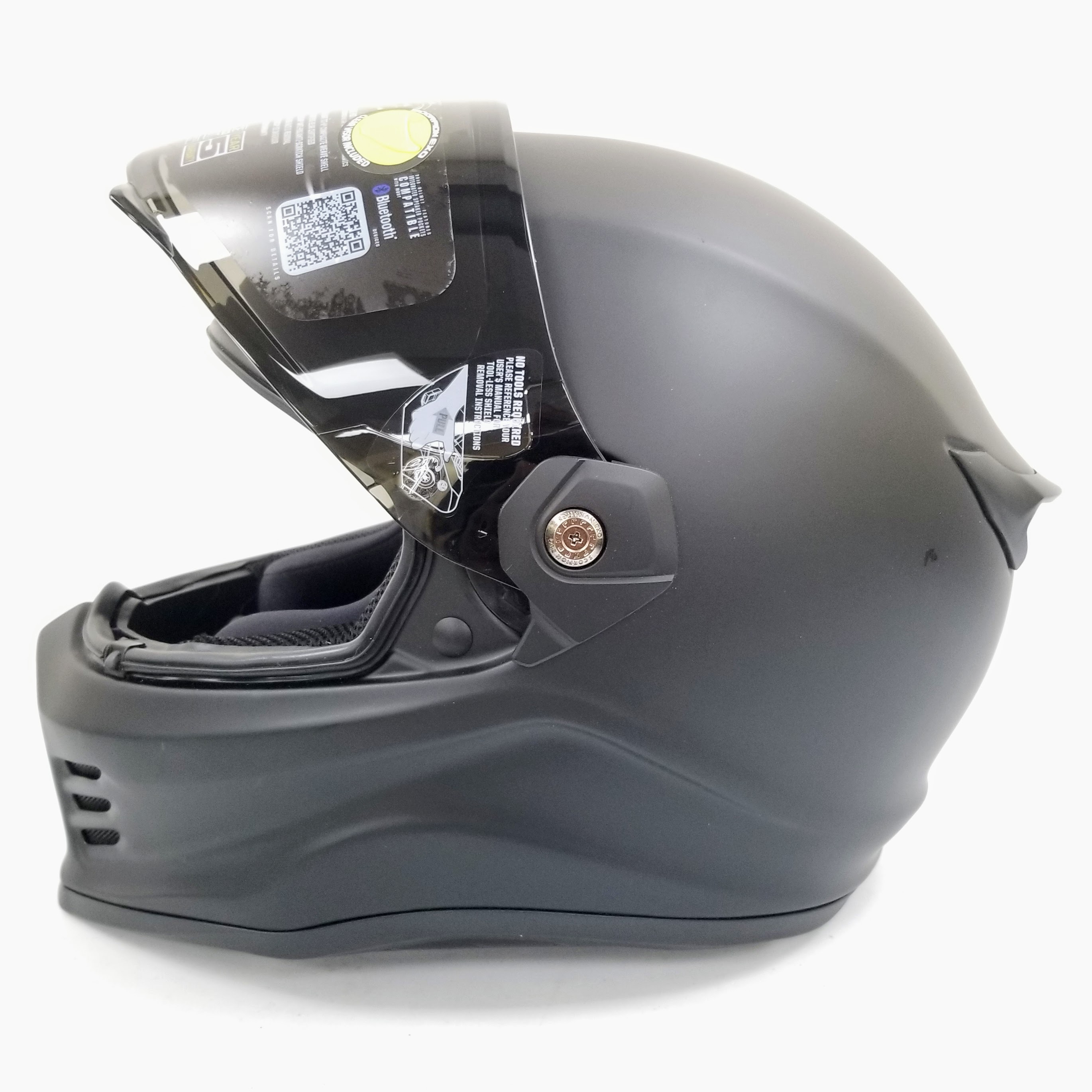 Scorpion Covert Fx Full Face Helmet (Matte Black, Medium)