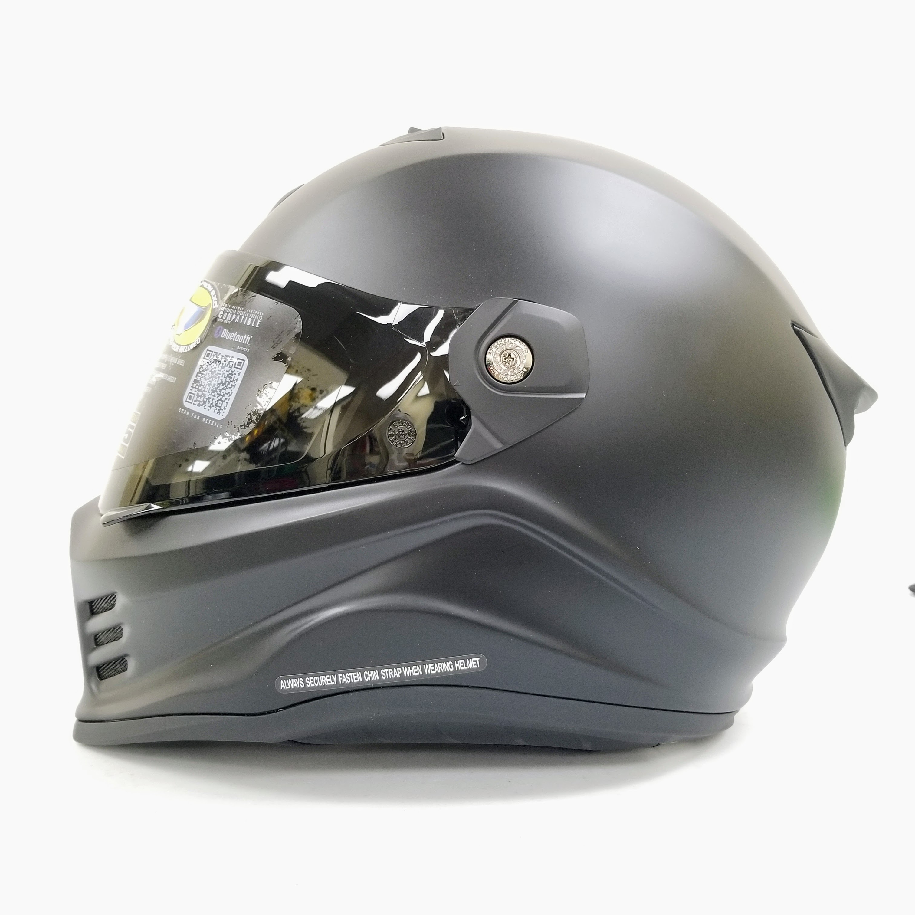 Scorpion Covert Fx Full Face Helmet (Matte Black, Large)