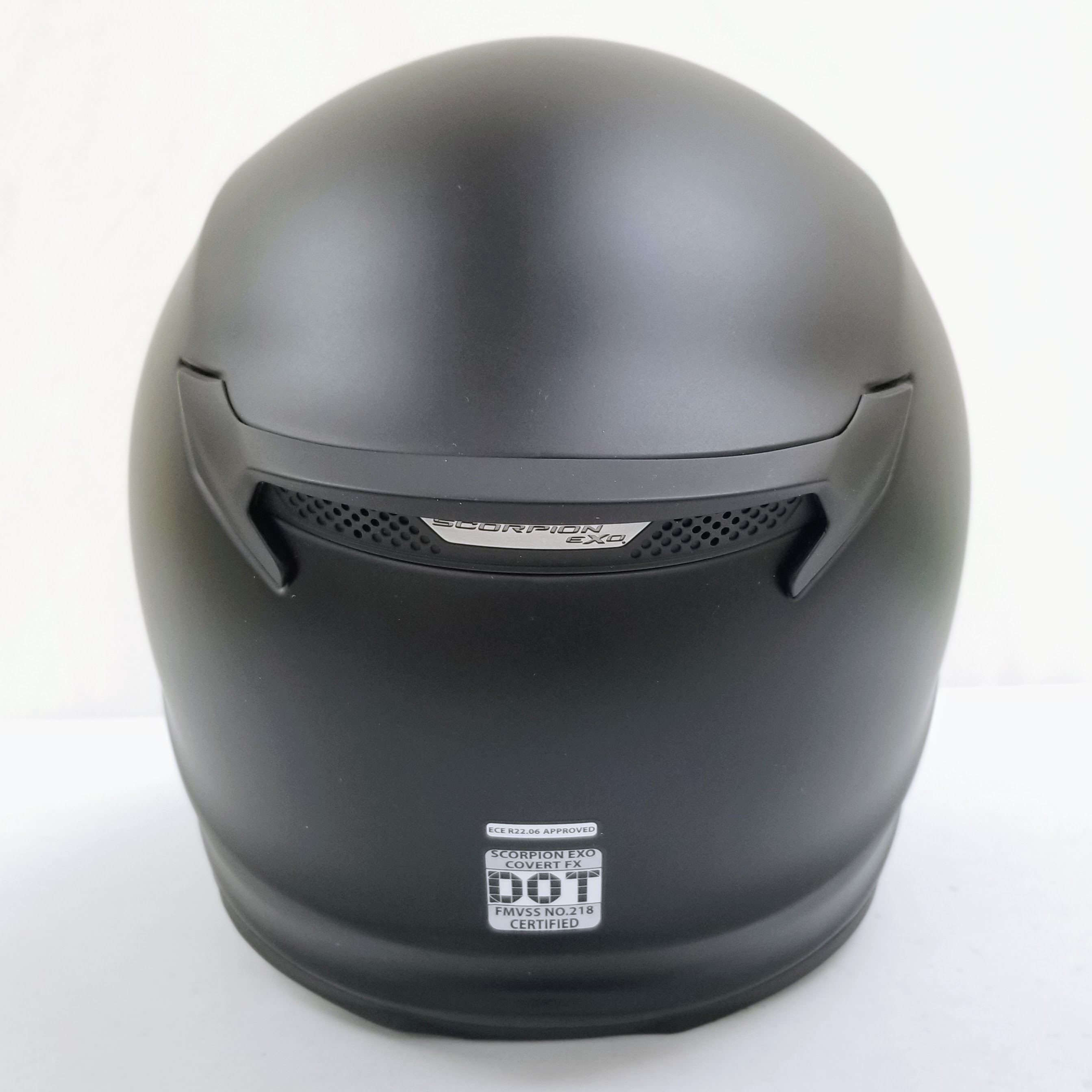 Scorpion Covert Fx Full Face Helmet (Matte Black, Large)