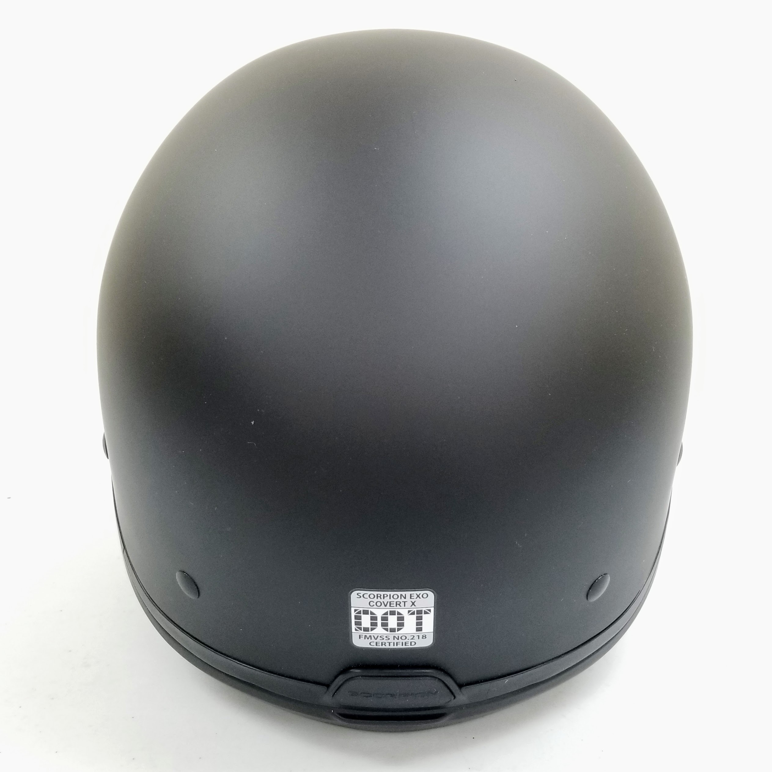 ScorpionEXO Covert X Open Face Half Shell 3/4 Helmet (Matte Black, X-Large)