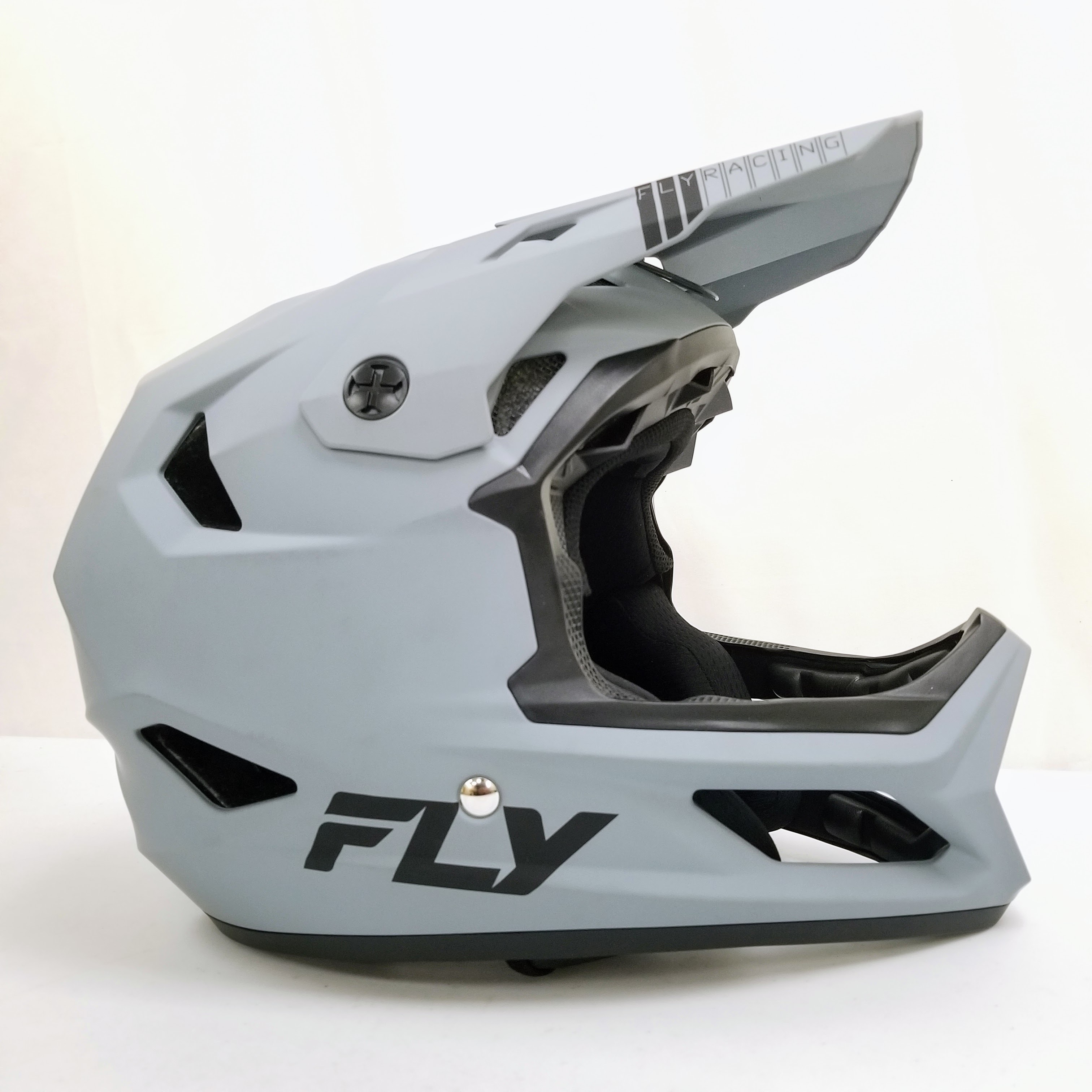 Fly Racing Rayce MTB/BMX Bicycle Helmet (Matte Grey, Small)
