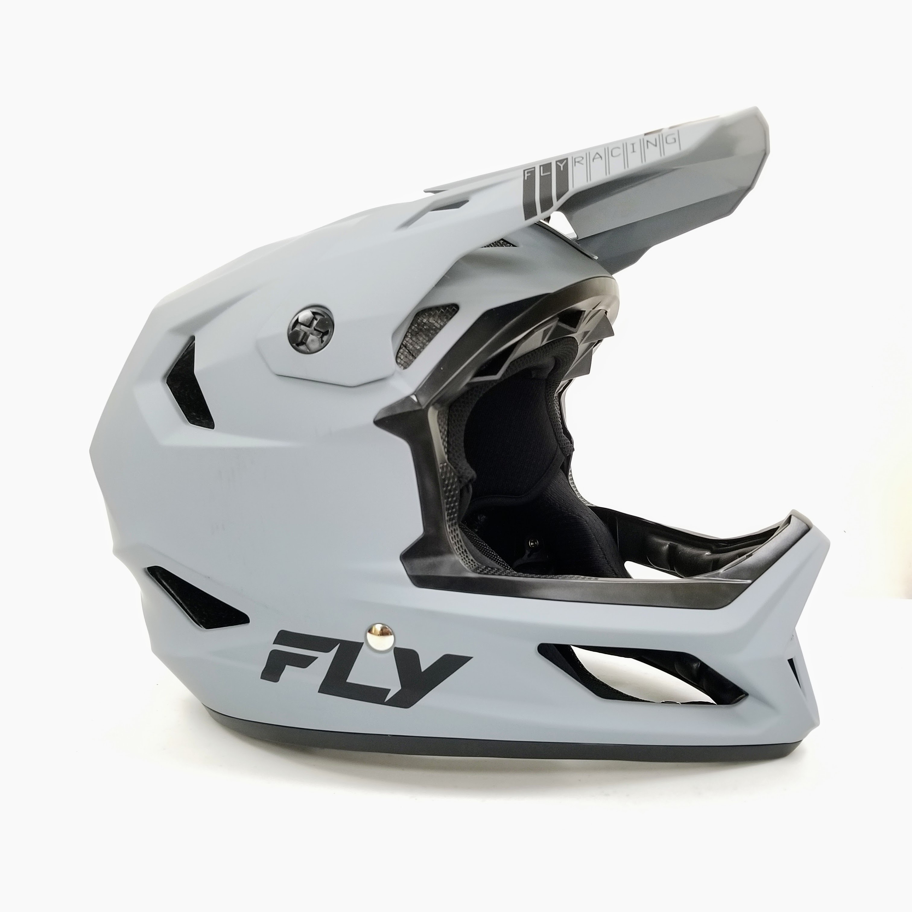 Fly Racing Rayce MTB/BMX Bicycle Helmet (Matte Grey, X-Large)