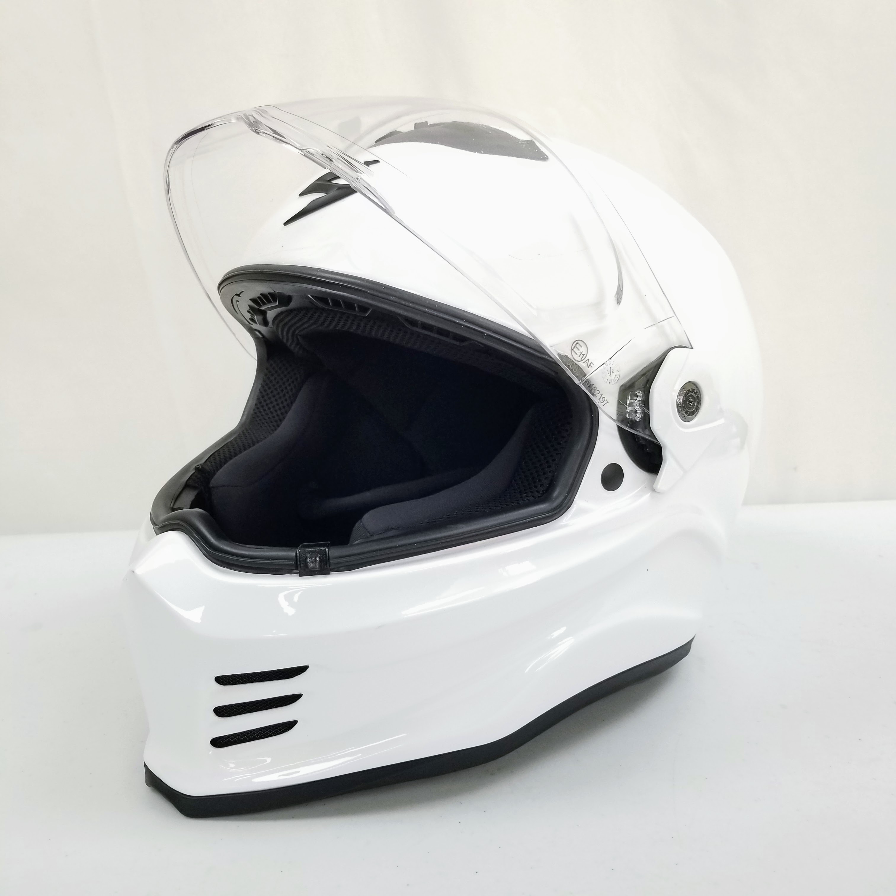 Scorpion Covert Fx Full Face Helmet (Gloss White, X-Large)