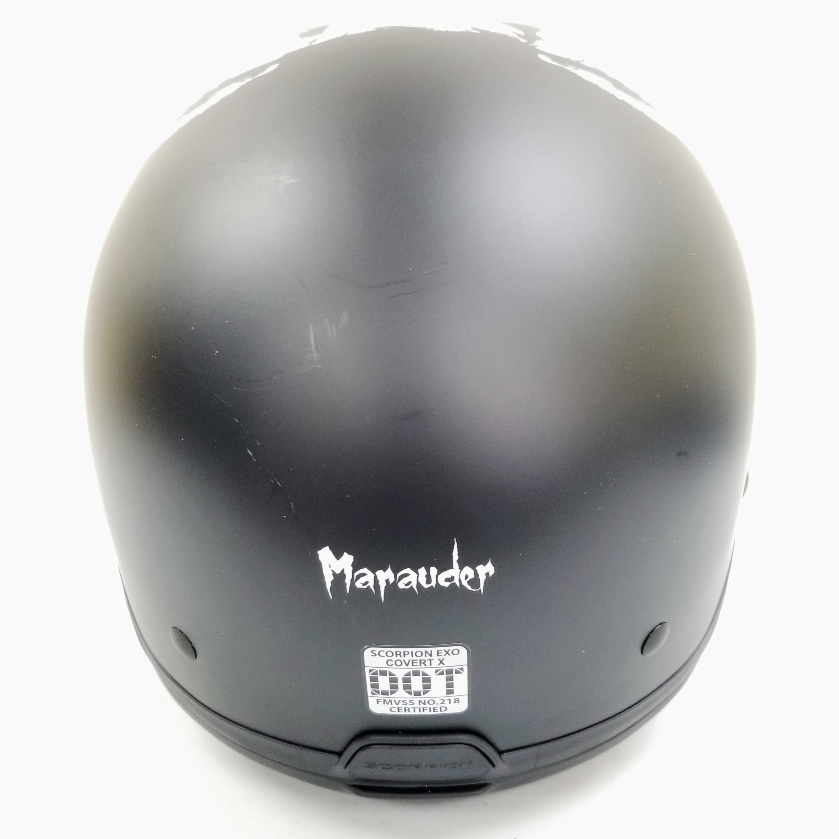 ScorpionEXO Covert X Open Face Half Shell 3/4 Helmet (Black, Small)