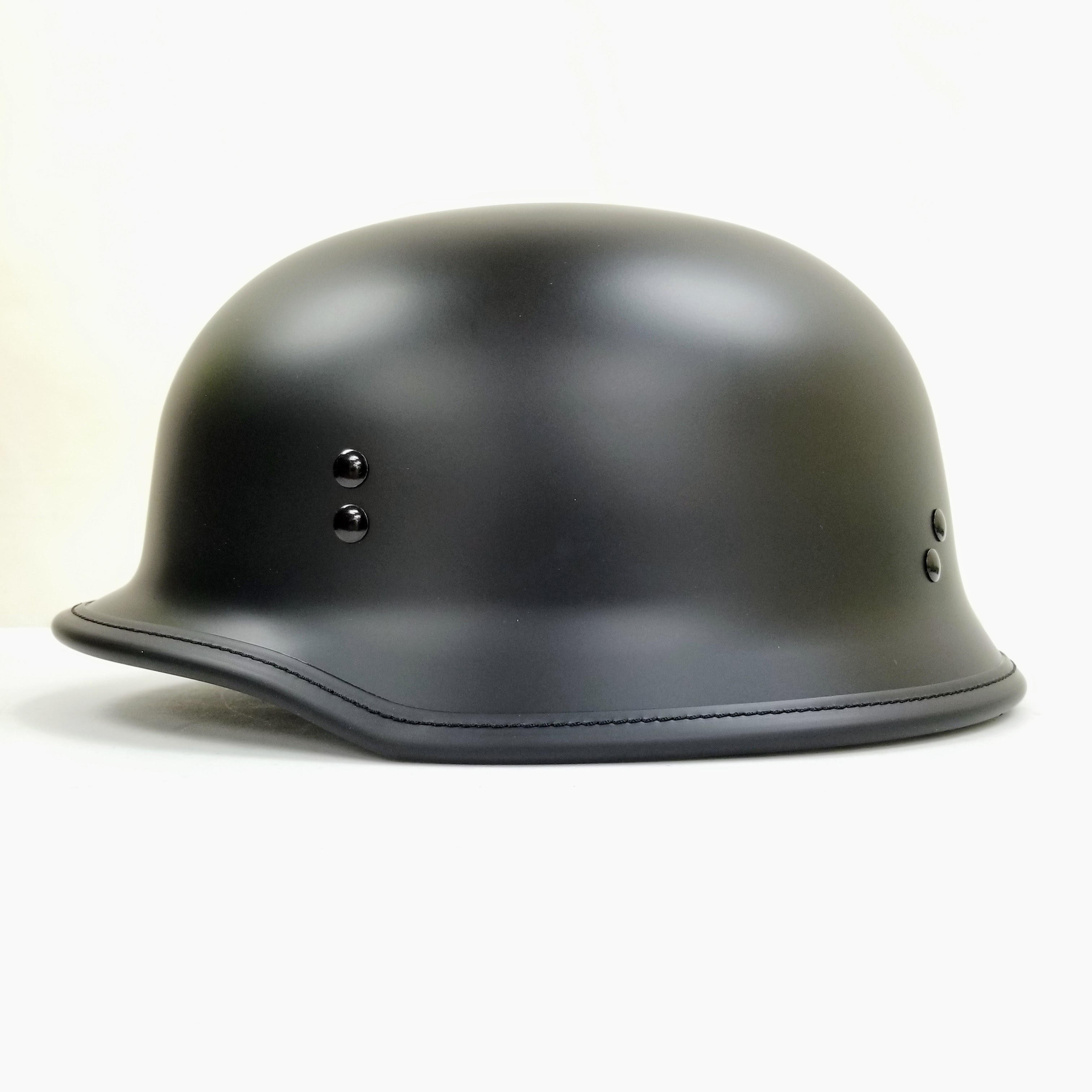 9MM GERMAN BEANIE HELMET MATTE BLACK MD