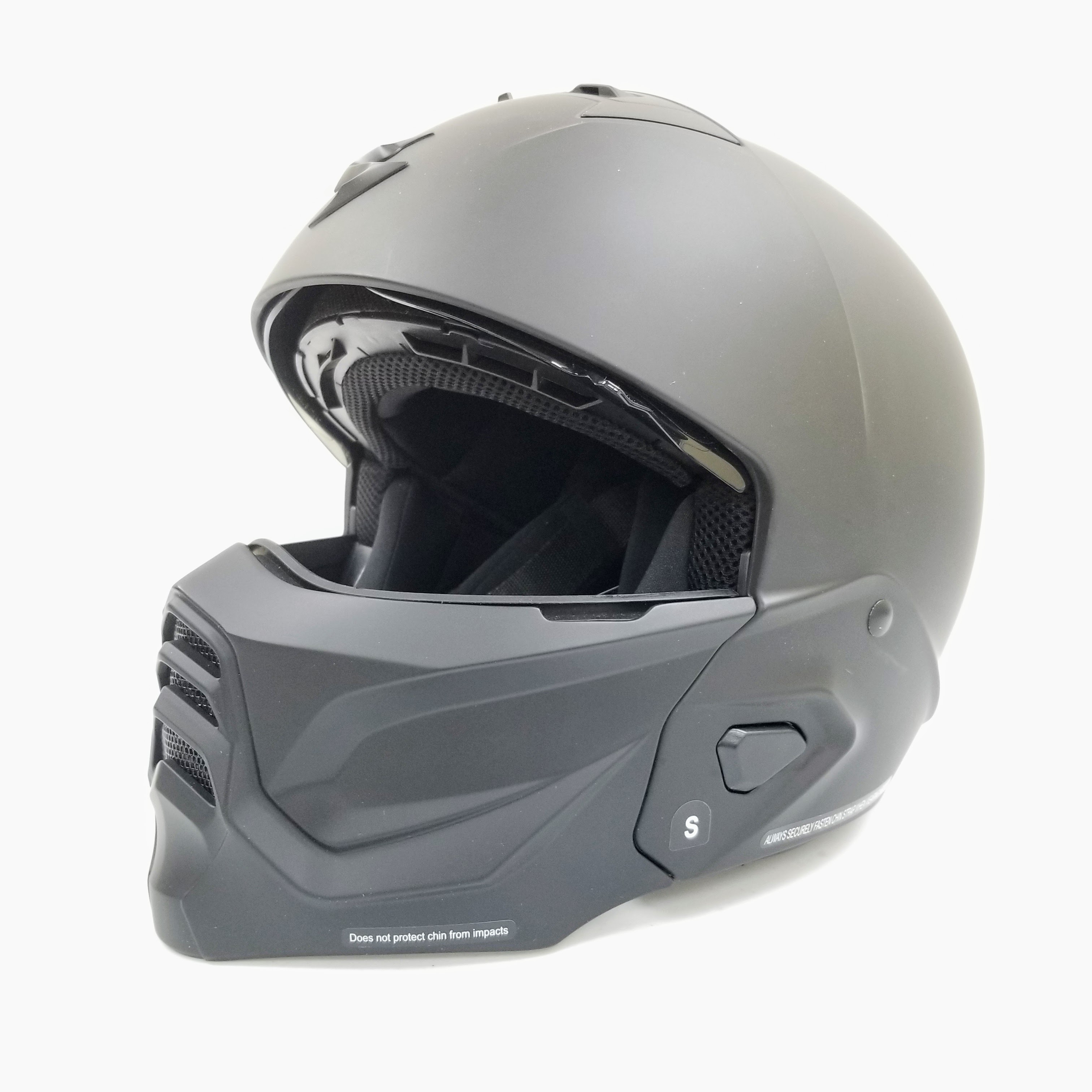 ScorpionEXO Covert 2 Open Face 3/4 Mode Motorcycle Helmet (Matte Black, Small)