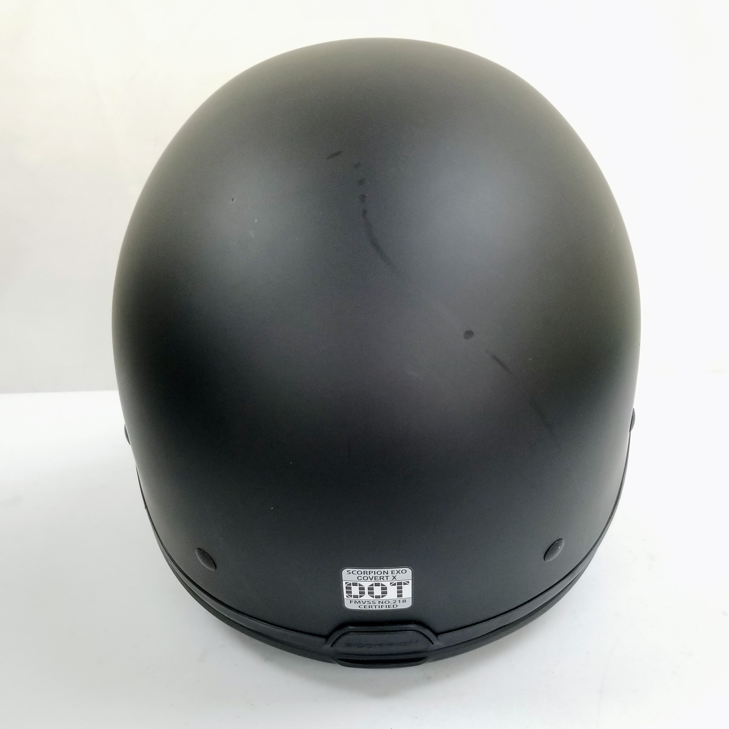 ScorpionEXO Covert X Open Face Half Shell 3/4 Helmet (Matte Black, X-Large)