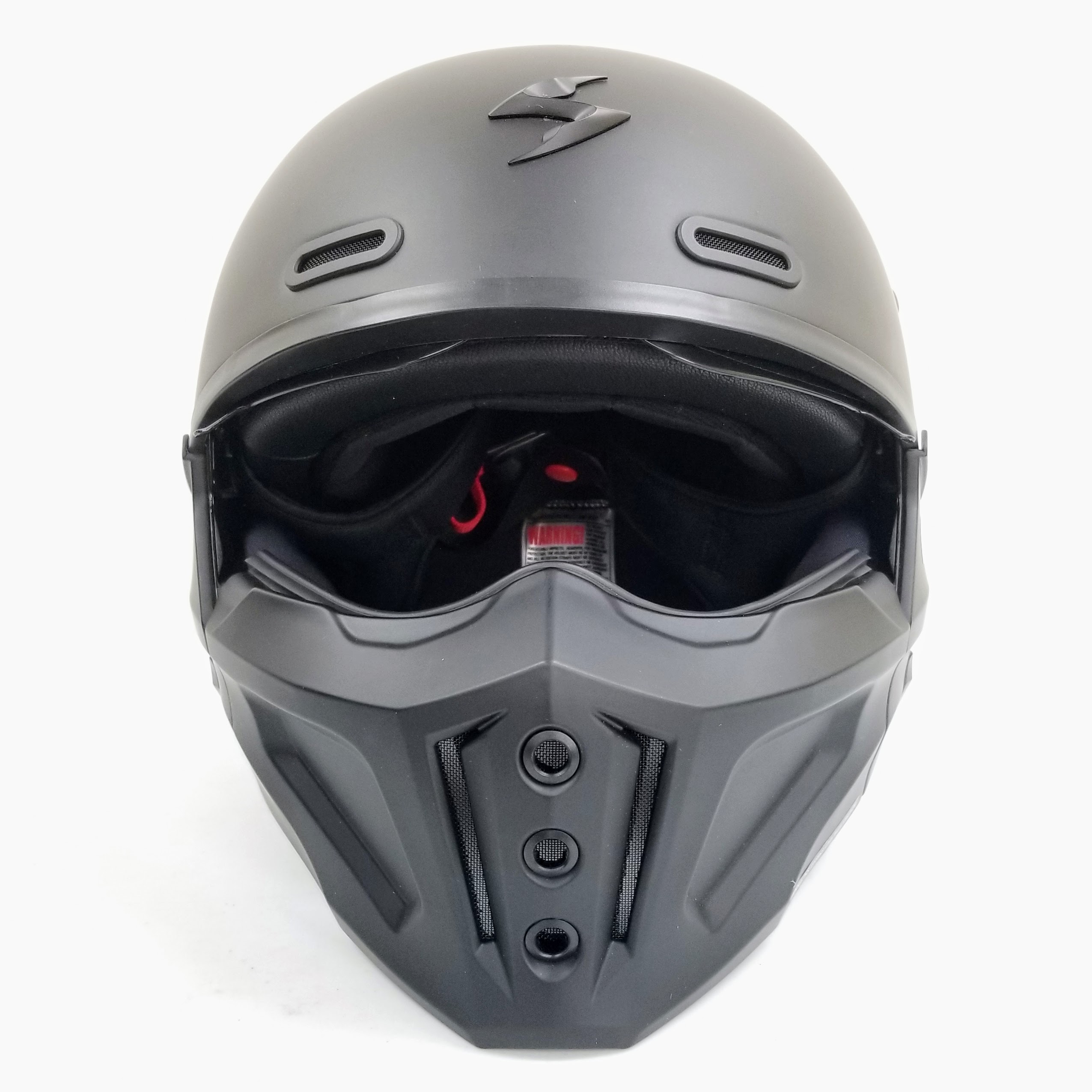 ScorpionEXO Covert X Open Face Half Shell 3/4 Helmet (Matte Black, X-Large)