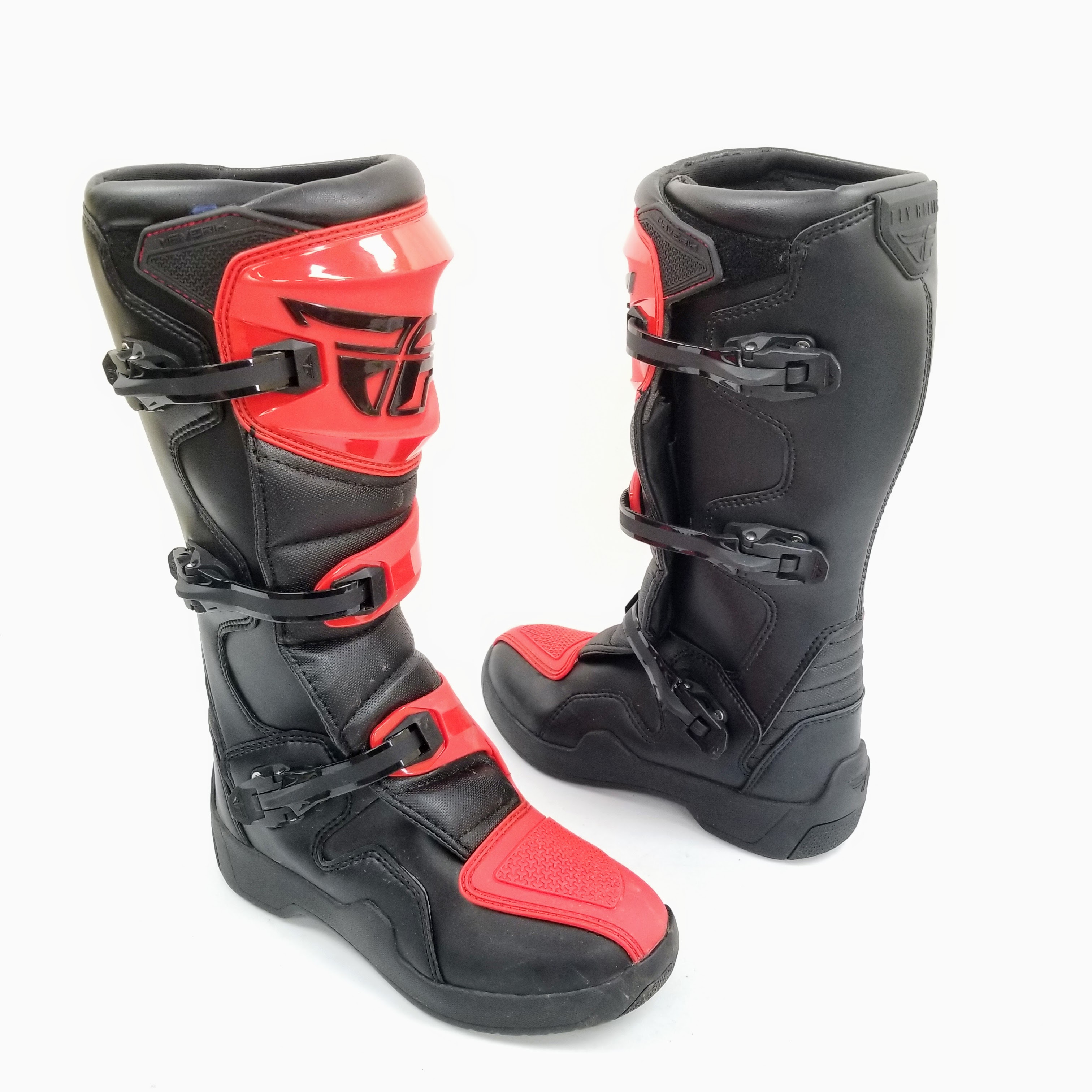 Fly Racing Maverik LT Protective Boots for Dirt Bike, Motorcycle, Offroad Riding