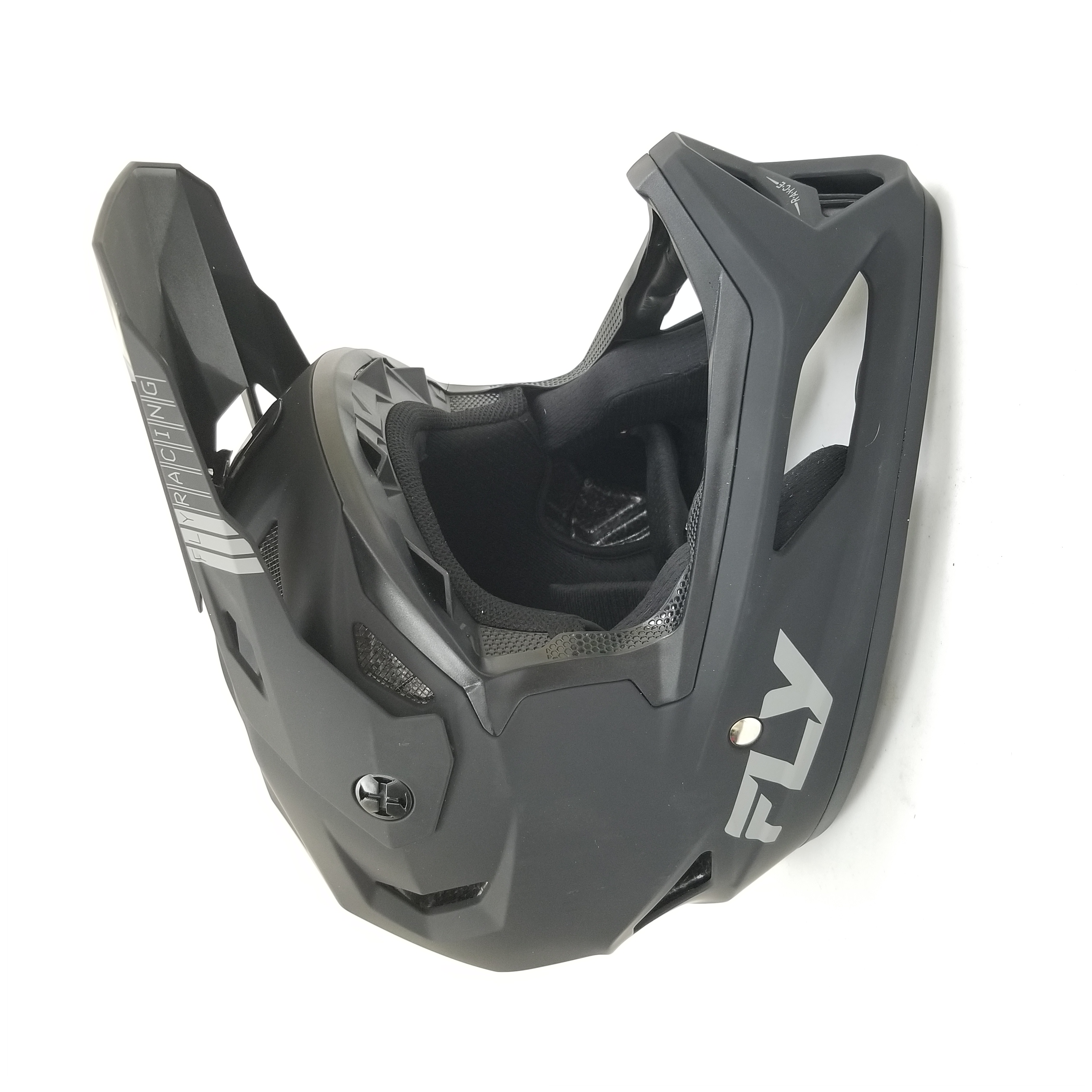 Fly Racing Rayce MTB/BMX Bicycle Helmet (Black, Medium)