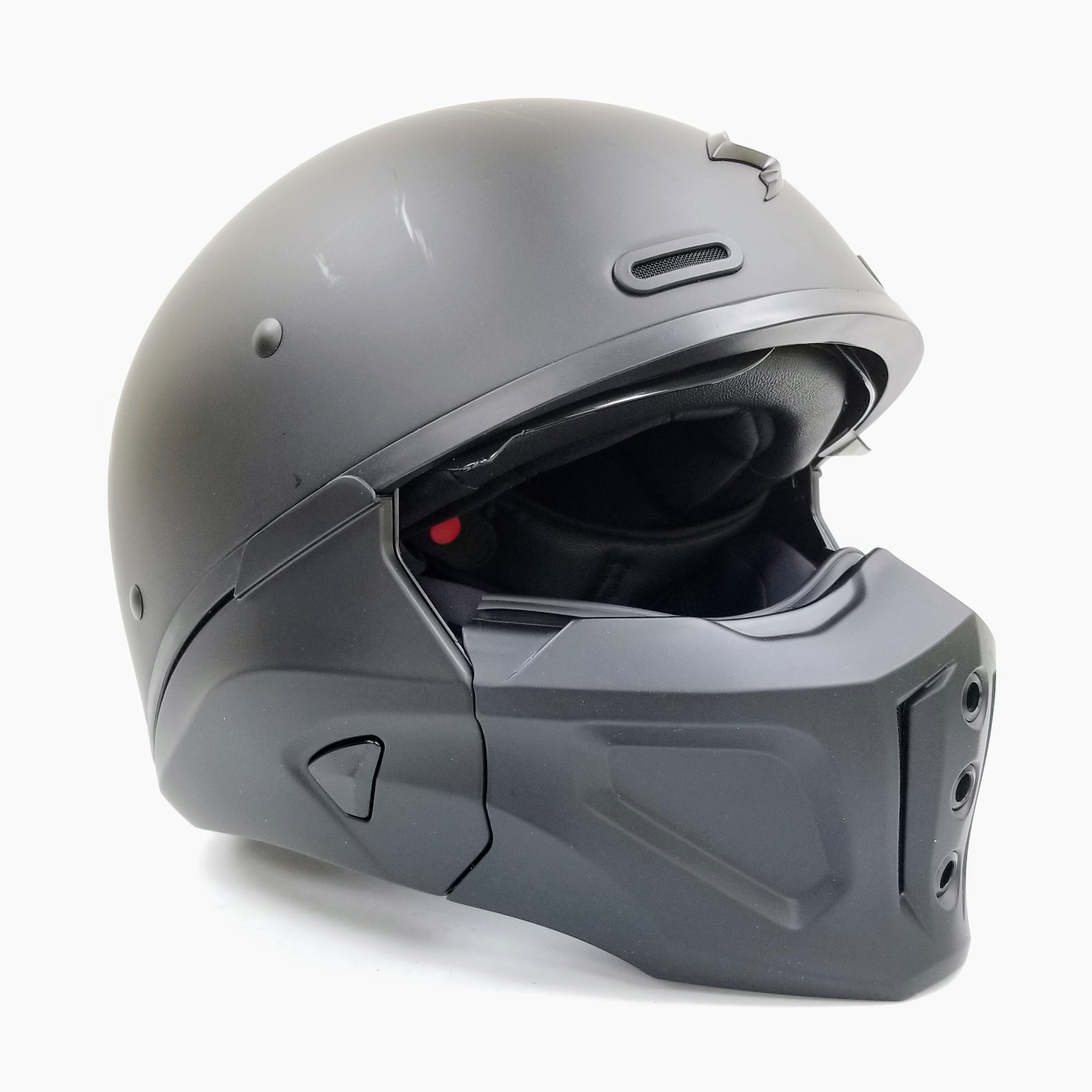 ScorpionEXO Covert X Open Face Half Shell 3/4 Helmet (Matte Black, Large)
