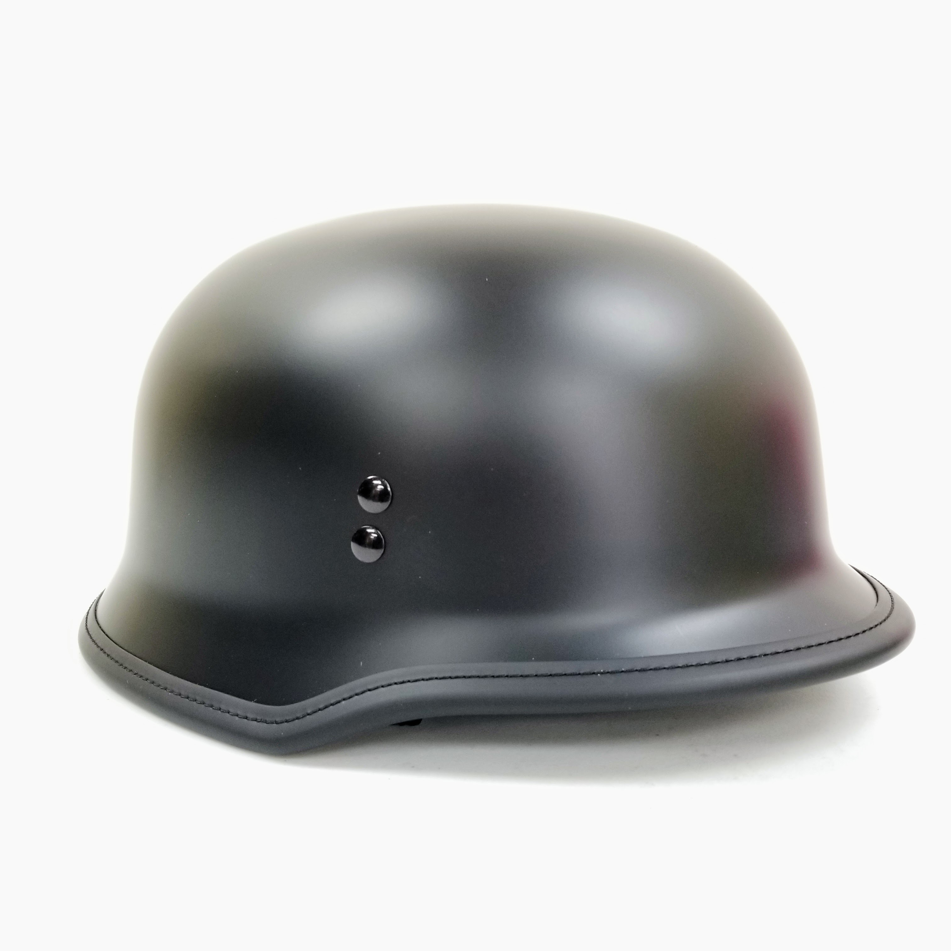 9MM GERMAN BEANIE HELMET MATTE BLACK LG