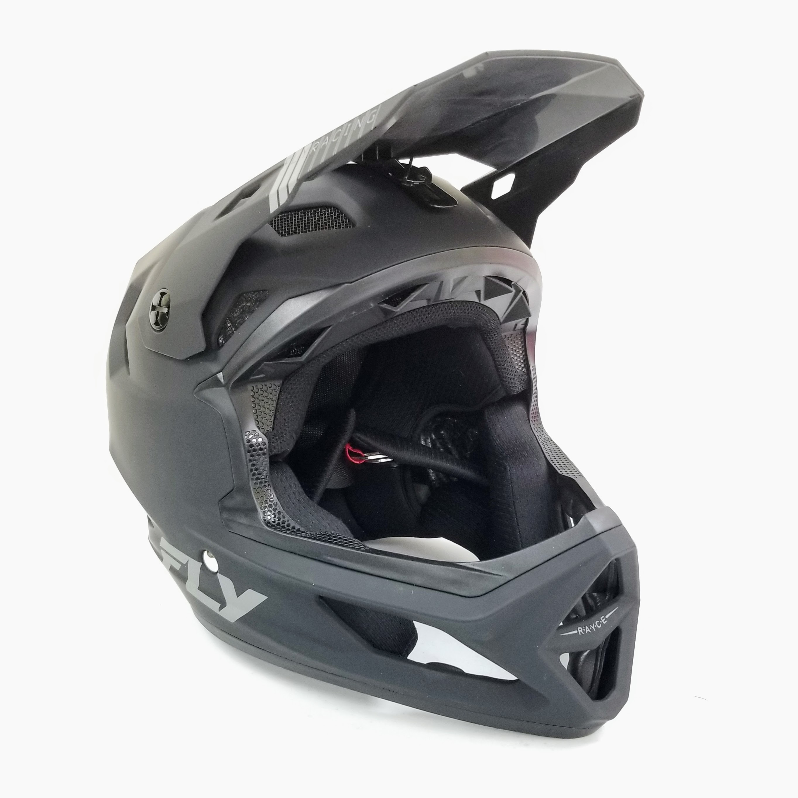 Fly Racing Rayce MTB/BMX Bicycle Helmet (Black, Small)