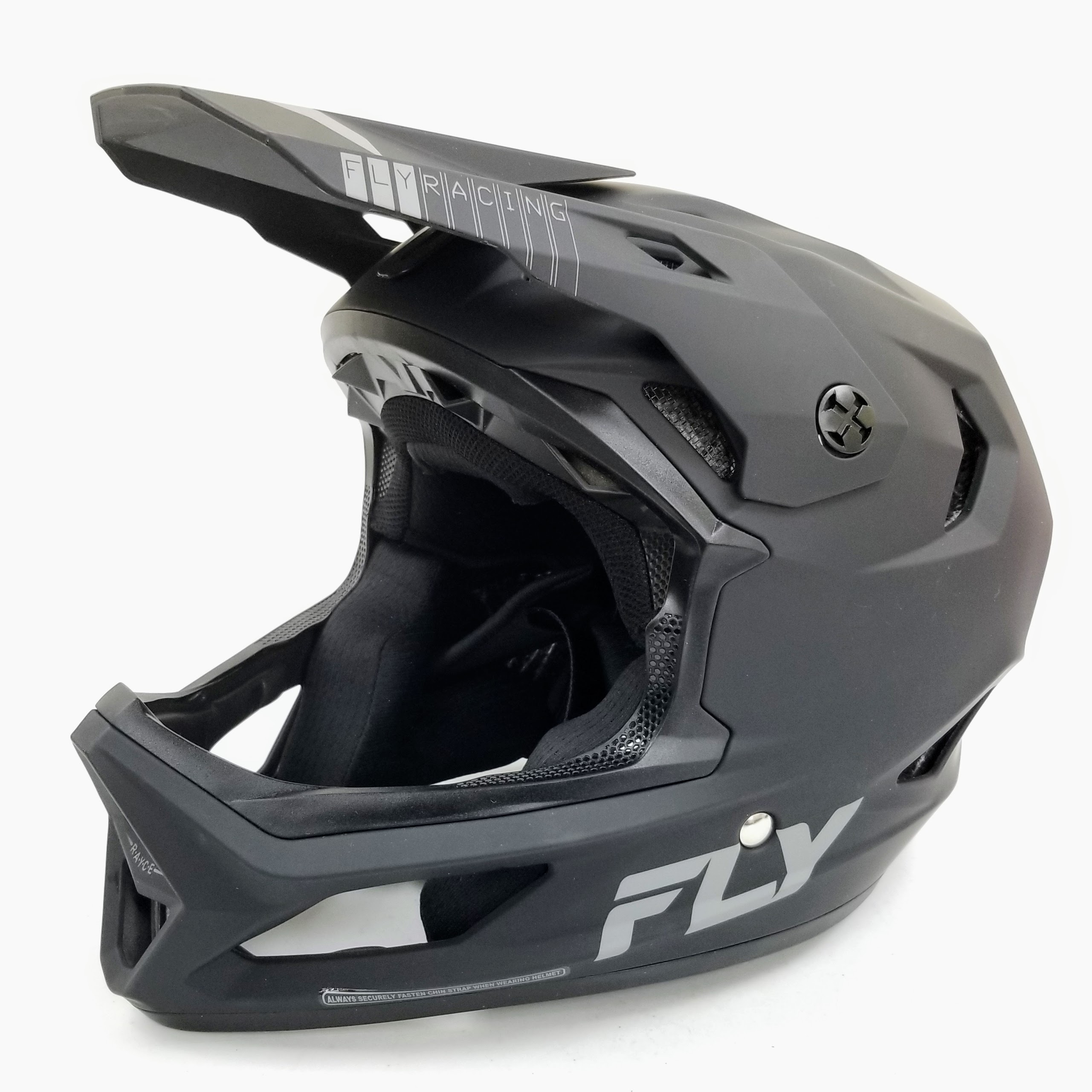 Fly Racing Rayce MTB/BMX Bicycle Helmet (Black, X-Small)