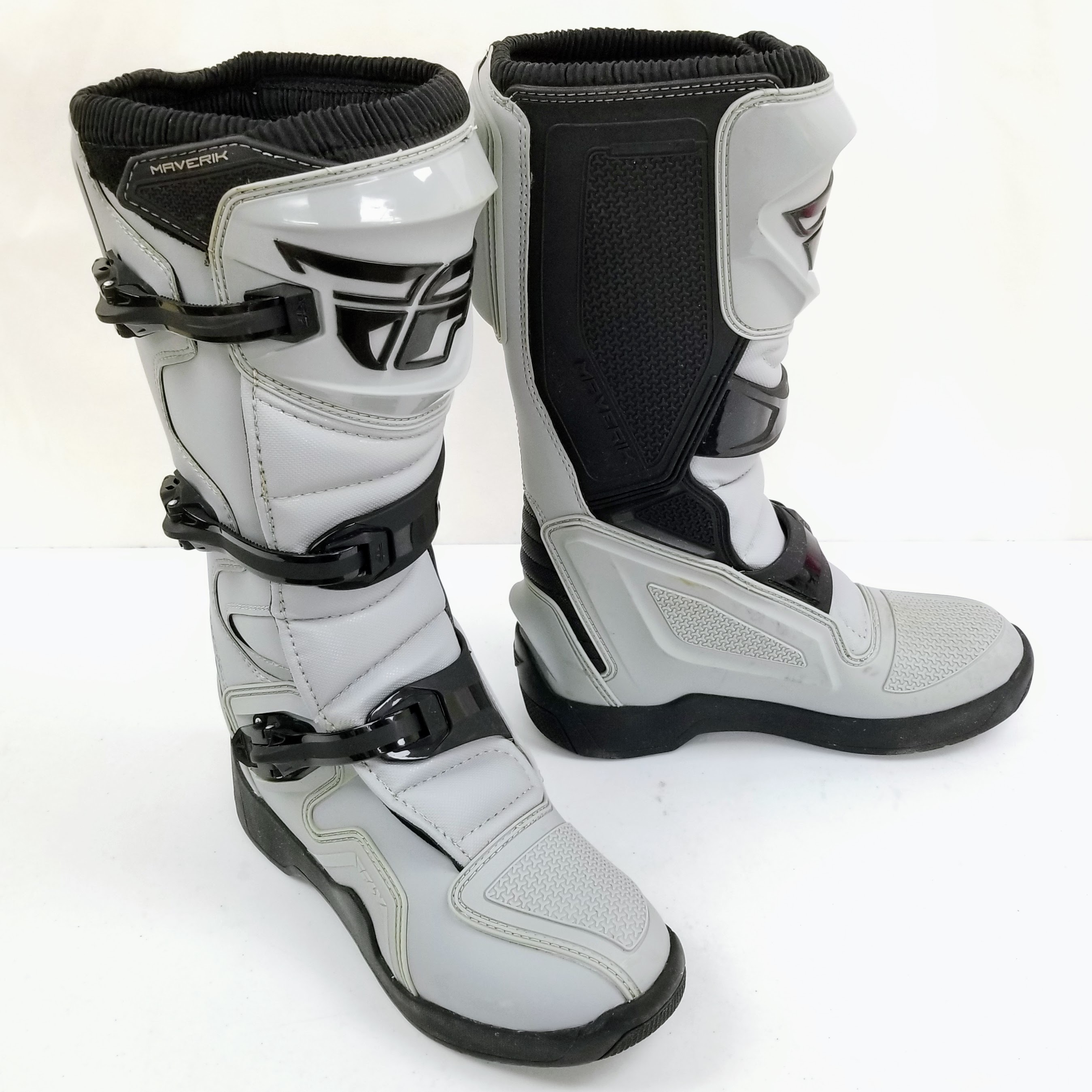 Fly Racing Adult Maverik Boot (Grey/Black, 10)