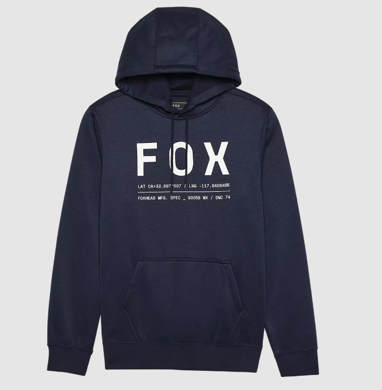 Fox Racing Non Stop Medium Pullover Hoodie, Midnight Blue