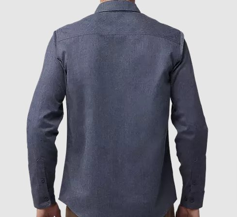 Fox Racing Level Up Medium Woven Long Sleeve Flannel Shirt, Midnight Blue