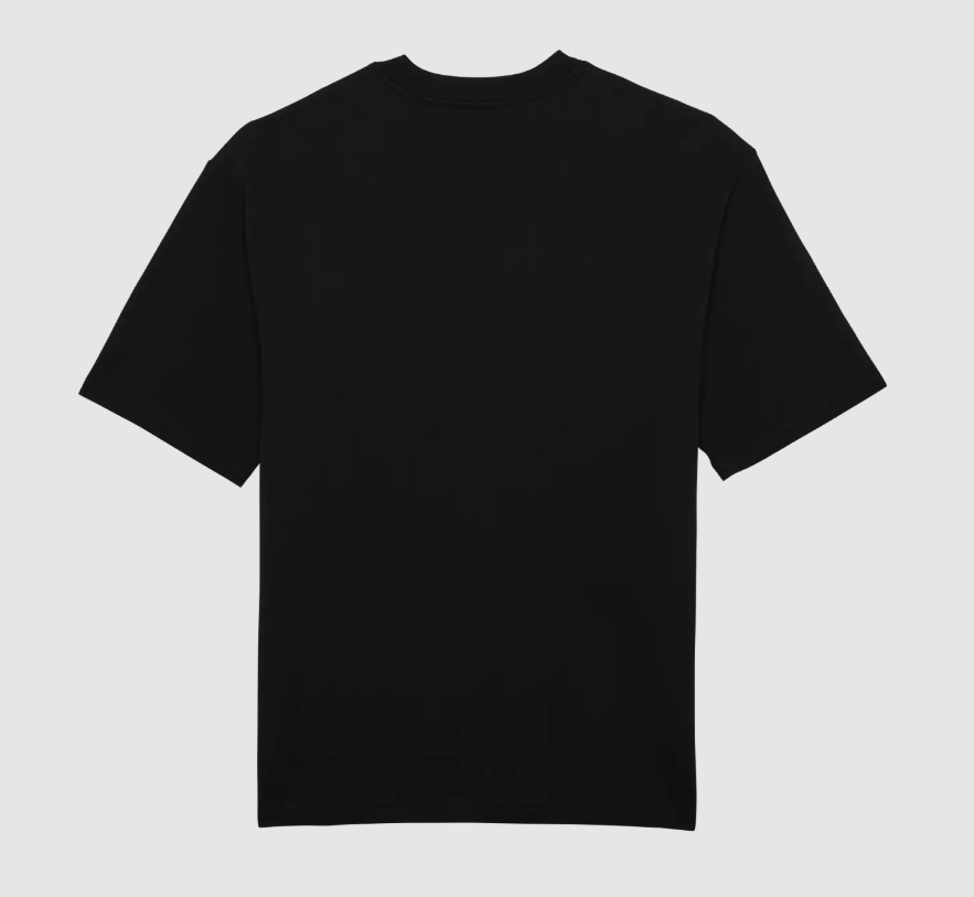 Fox Racing Wordmark Medium Oversized Tee, Black